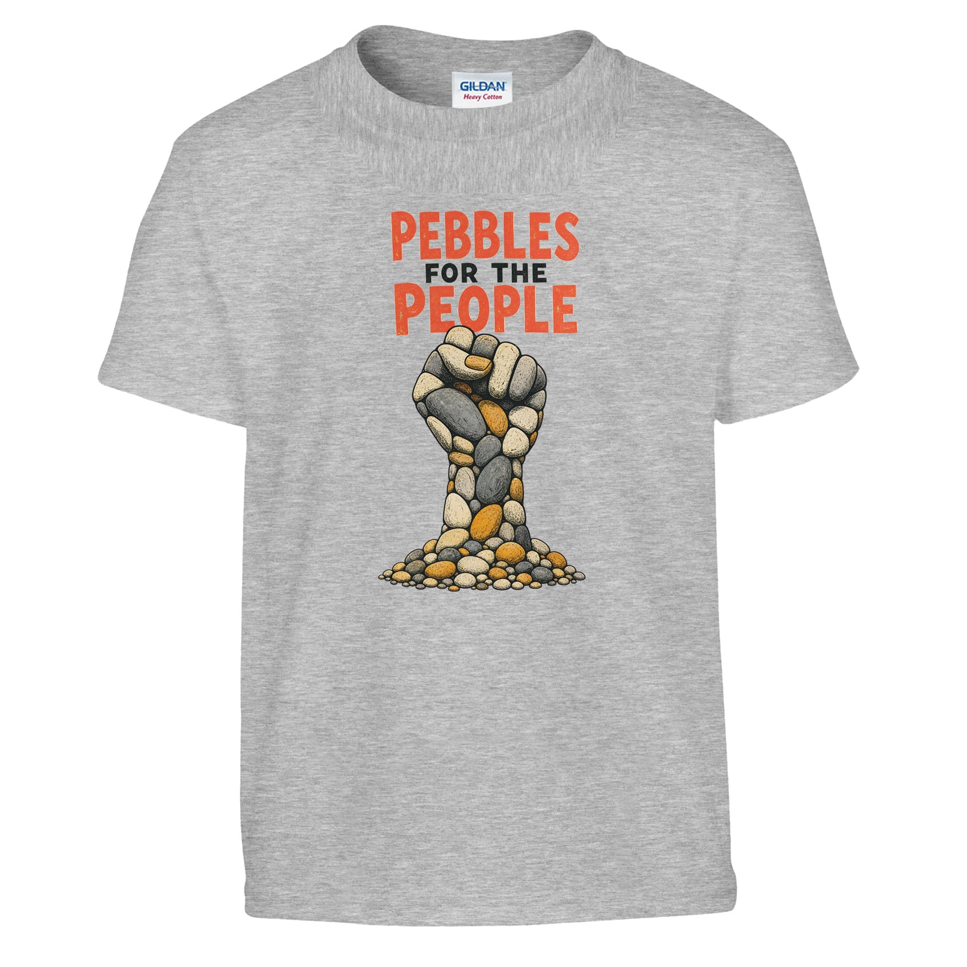 Pebbles for the People Graphic Kids' T-shirt — product view 4