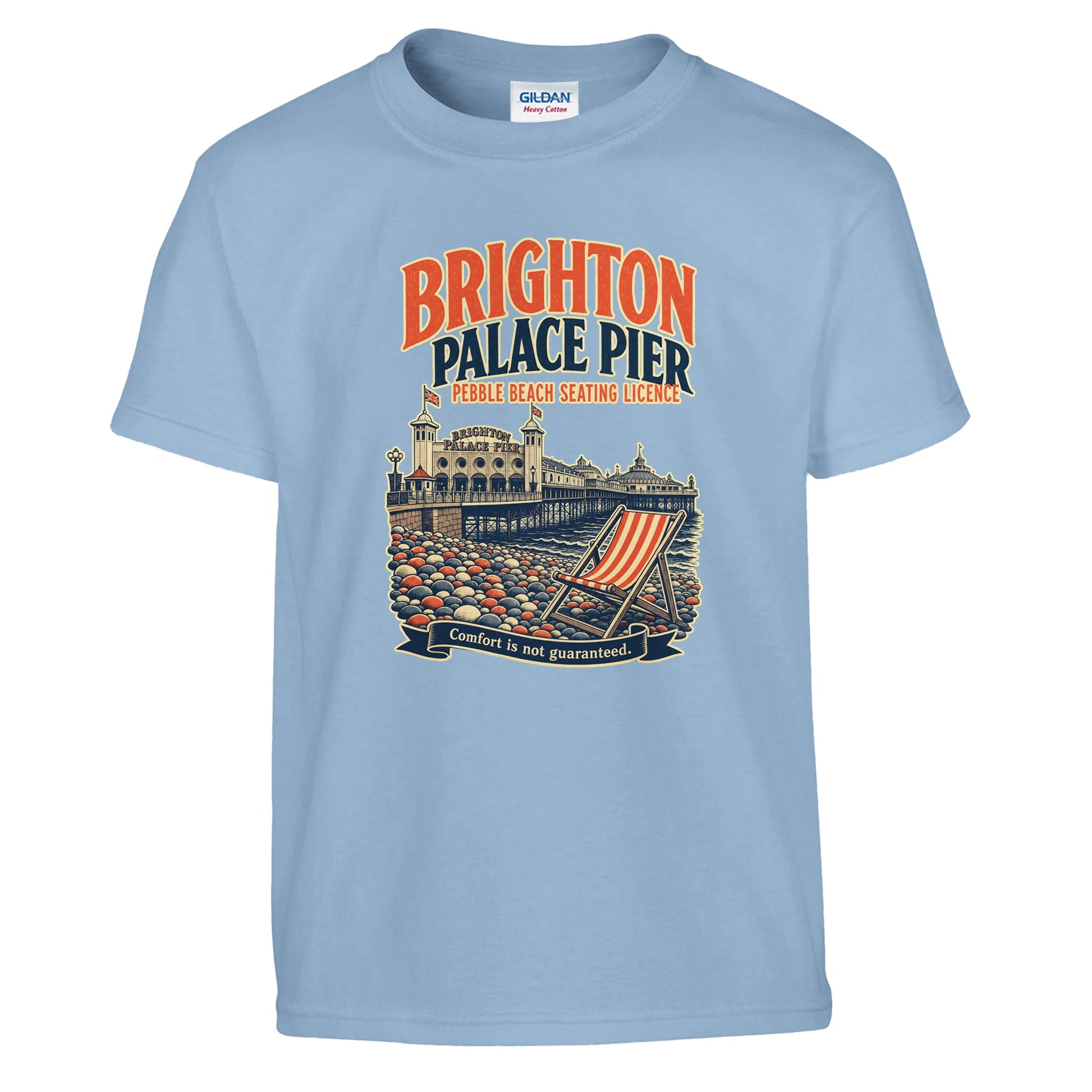 Brighton Pebble Beach Seating Licence Kids' T-shirt — product view 3