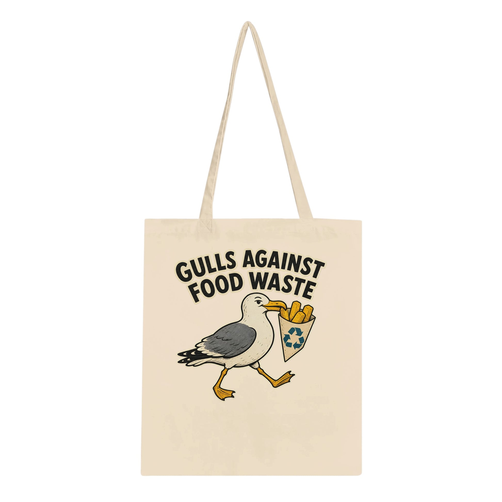 Gulls Against Food Waste Graphic Tote Bag — product view 2
