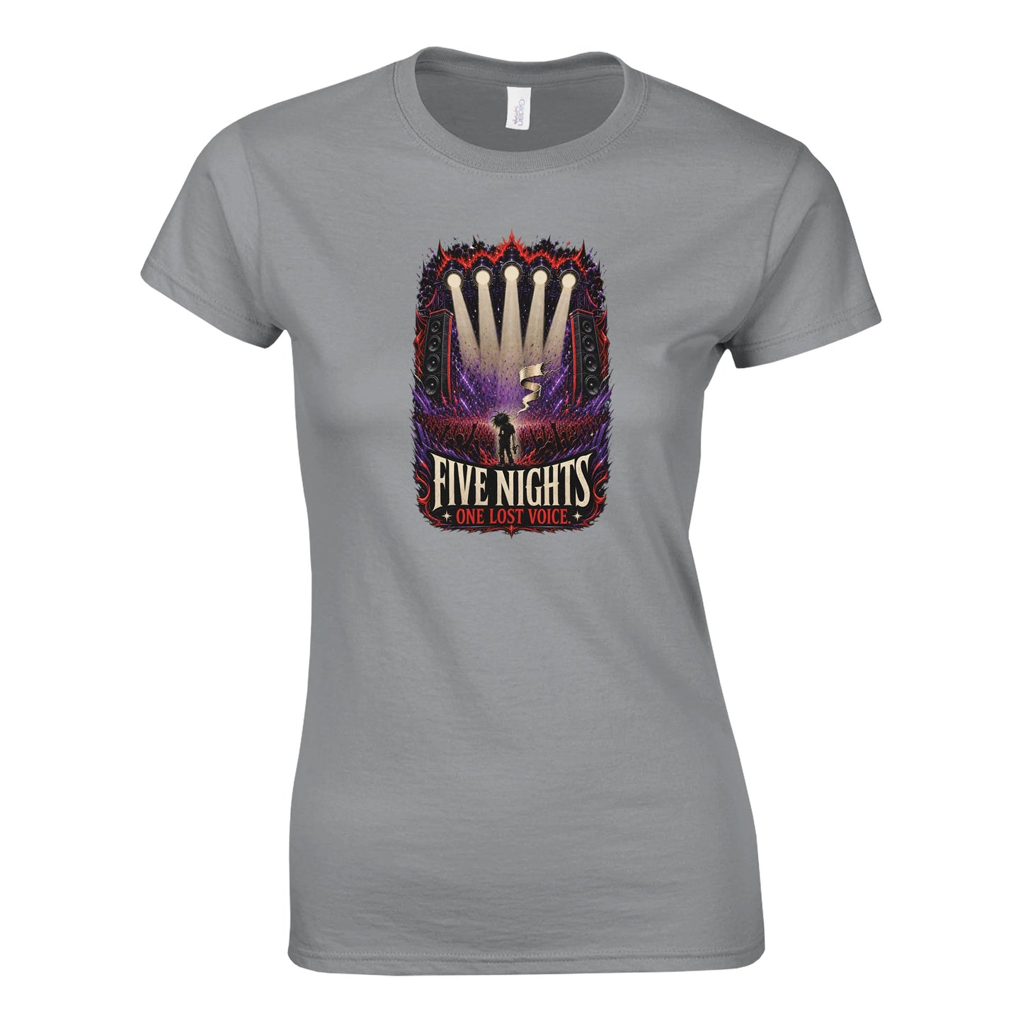 Five Nights, One Lost Voice Women's T-shirt — product view 2
