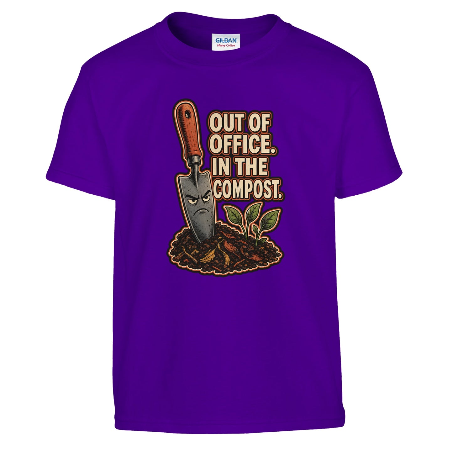 Out of Office, In the Compost Kids' T-shirt — product view 6