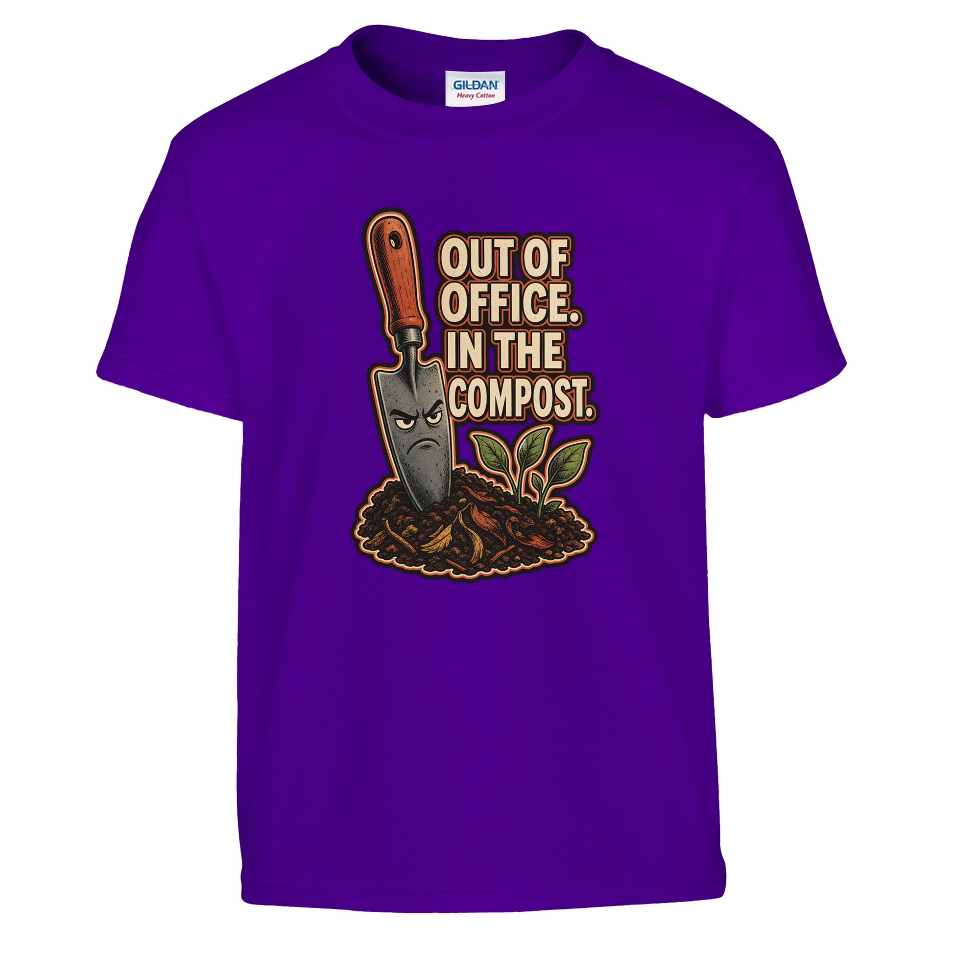 Out of Office, In the Compost Kids' T-shirt — product view 6
