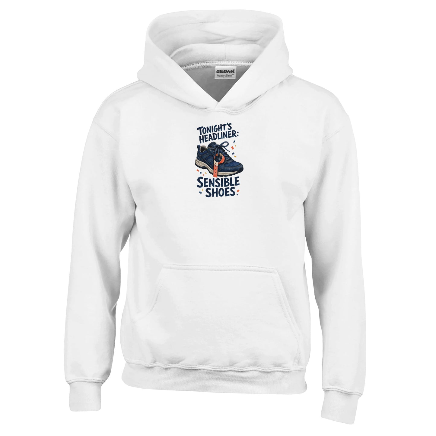 Tonight's Headliner: Sensible Shoes Concert Kids' Hoodie — product view 1