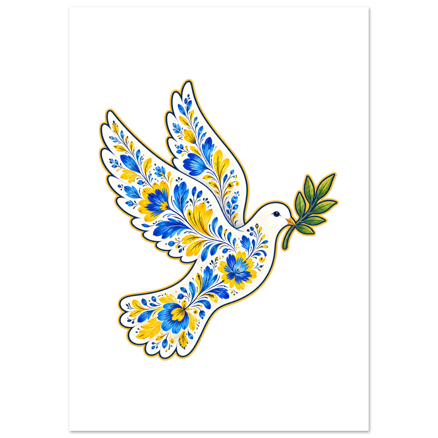 Ukraine Peace Dove Poster