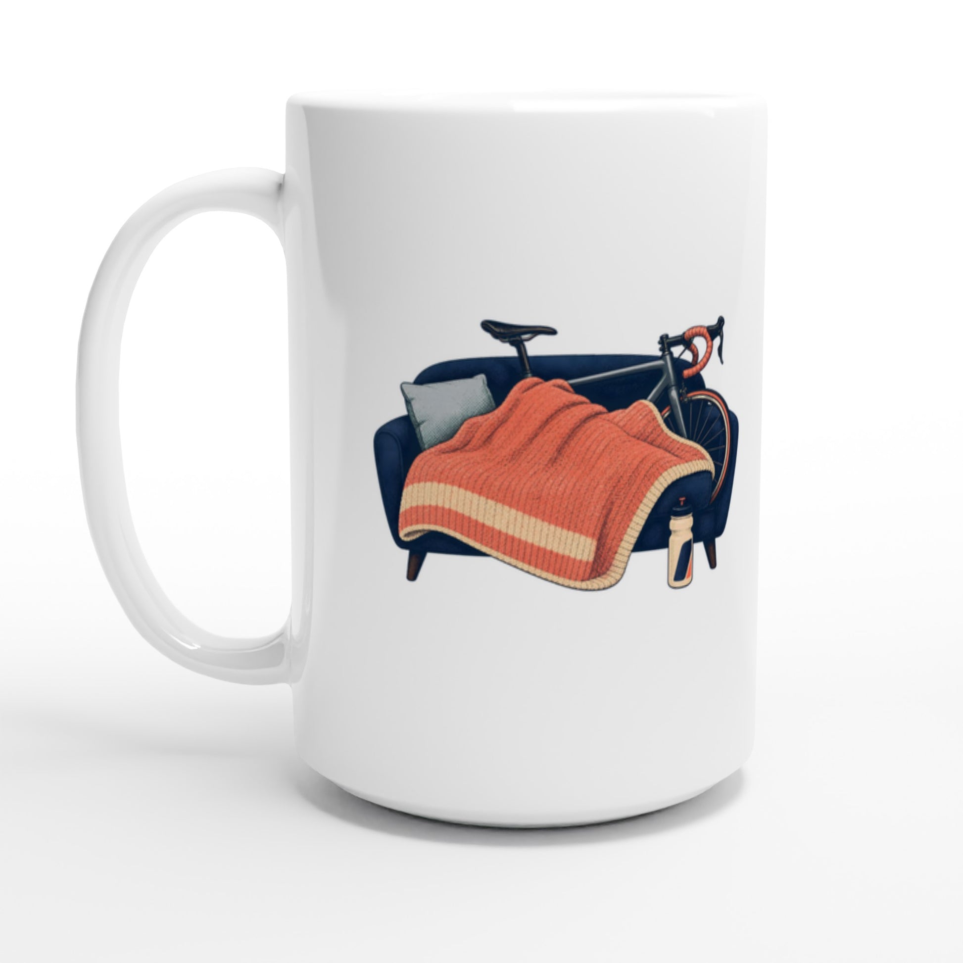 Bicycle Rest Day Large Mug — product view 1