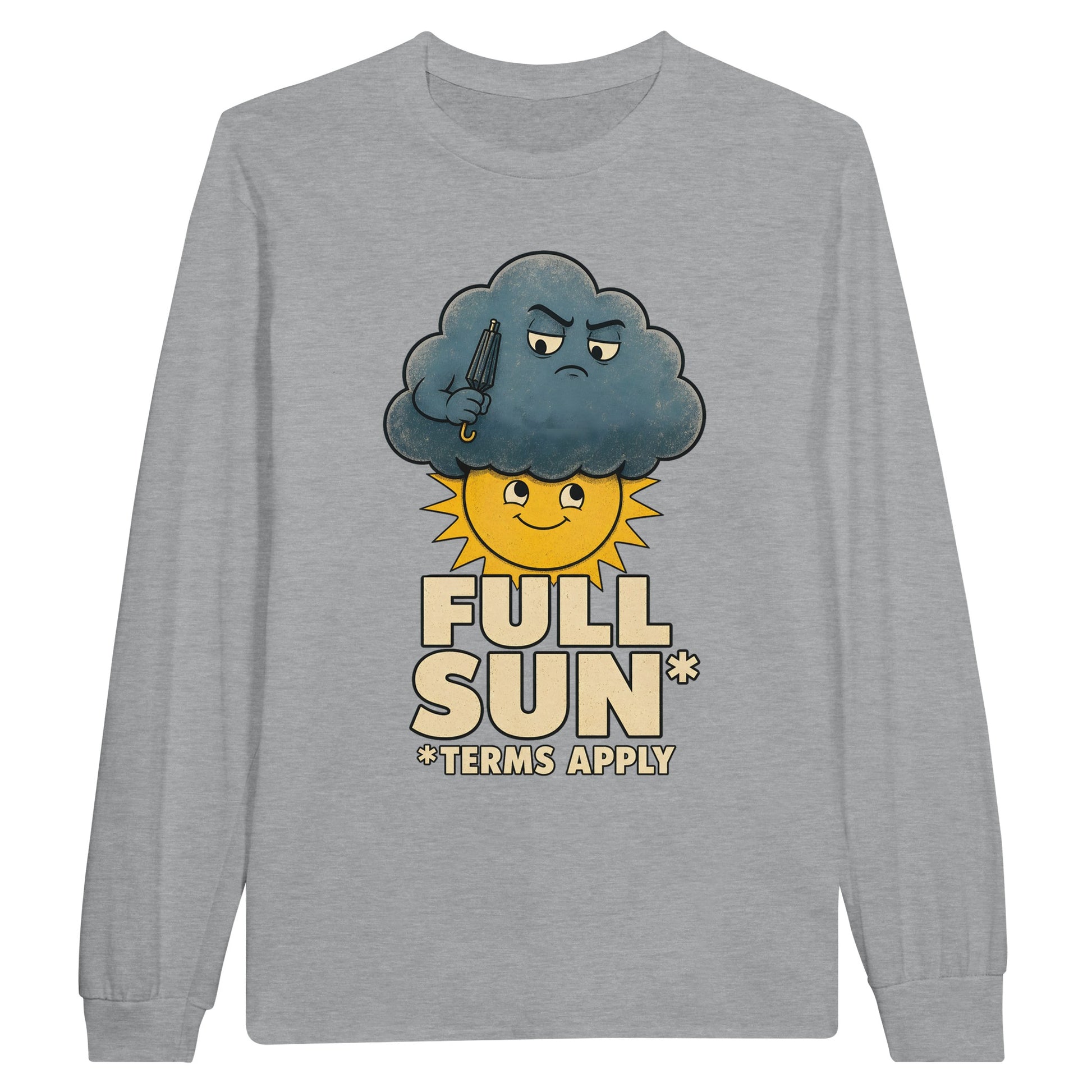 Full Sun, Terms Apply Weather Graphic Long-Sleeve T-shirt — product view 10