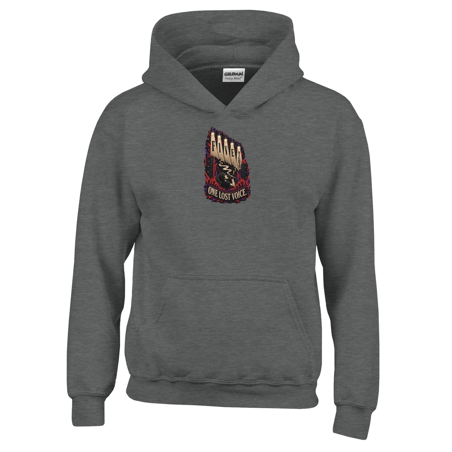 Five Nights, One Lost Voice Kids' Hoodie — product view 2
