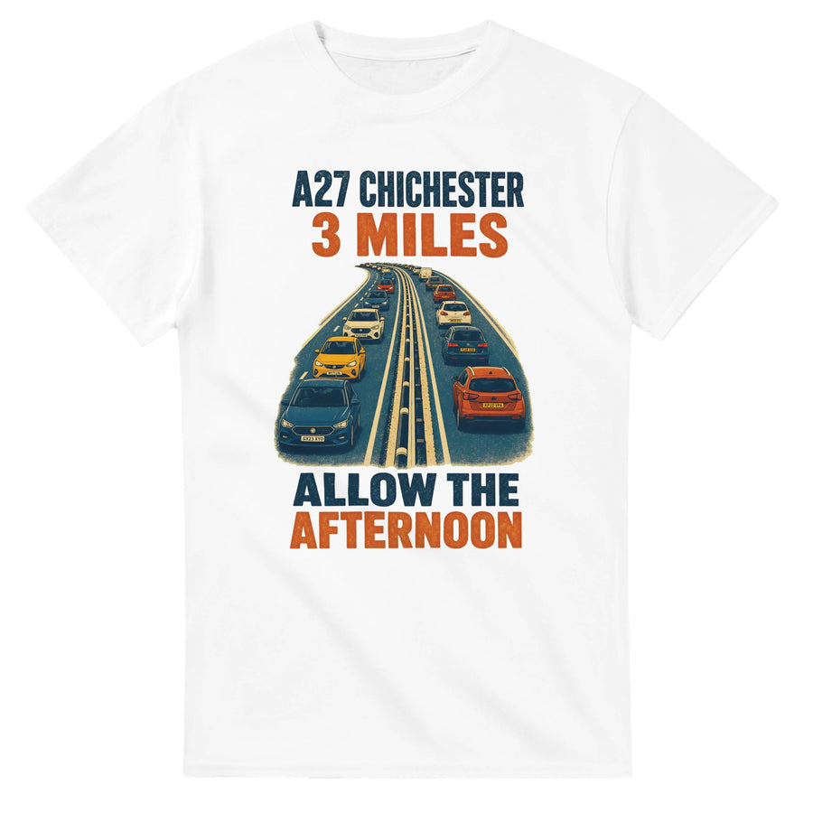A27 Chichester – 3 Miles, Allow the Afternoon T-shirt