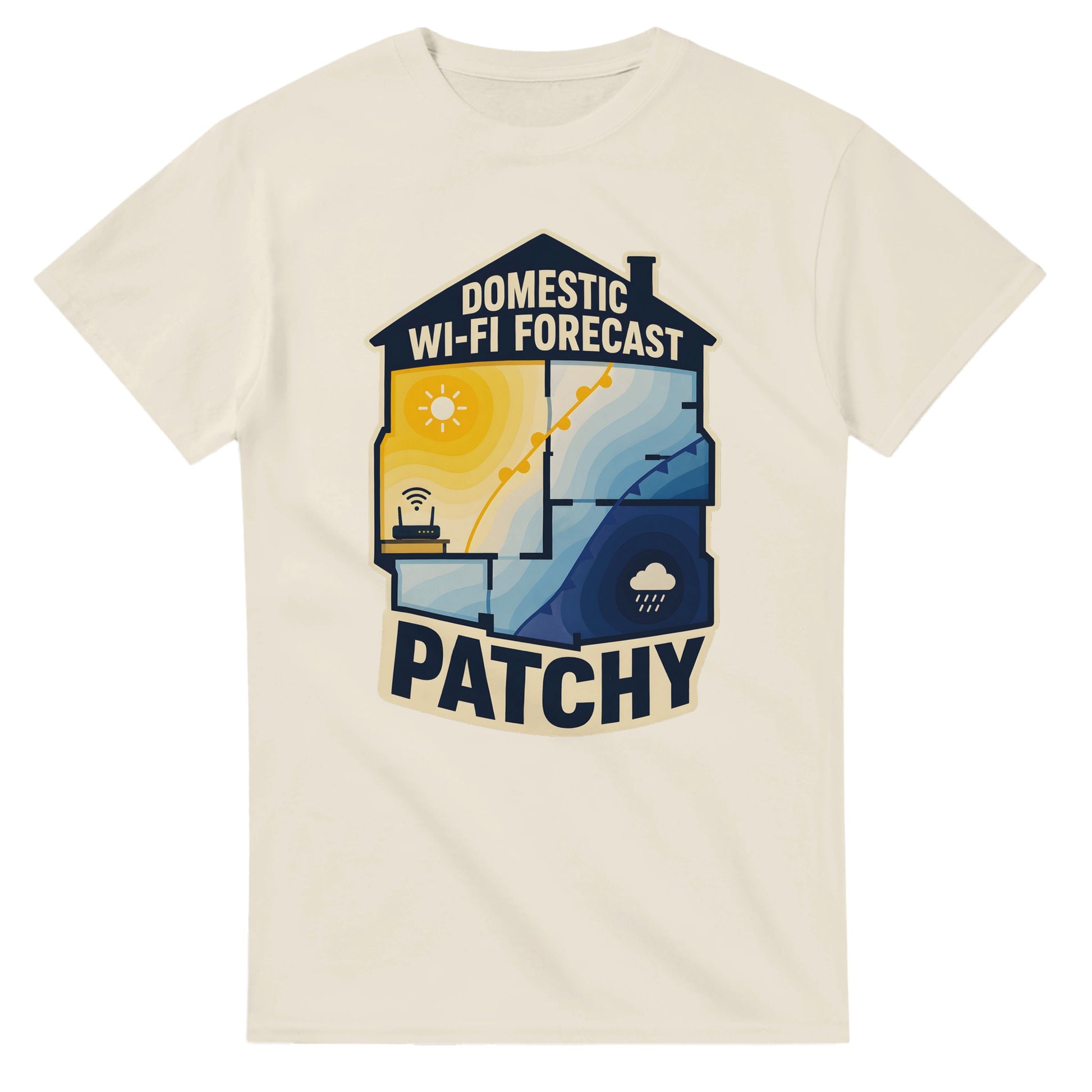 Domestic Wi-Fi Forecast Patchy T-shirt — product view 8