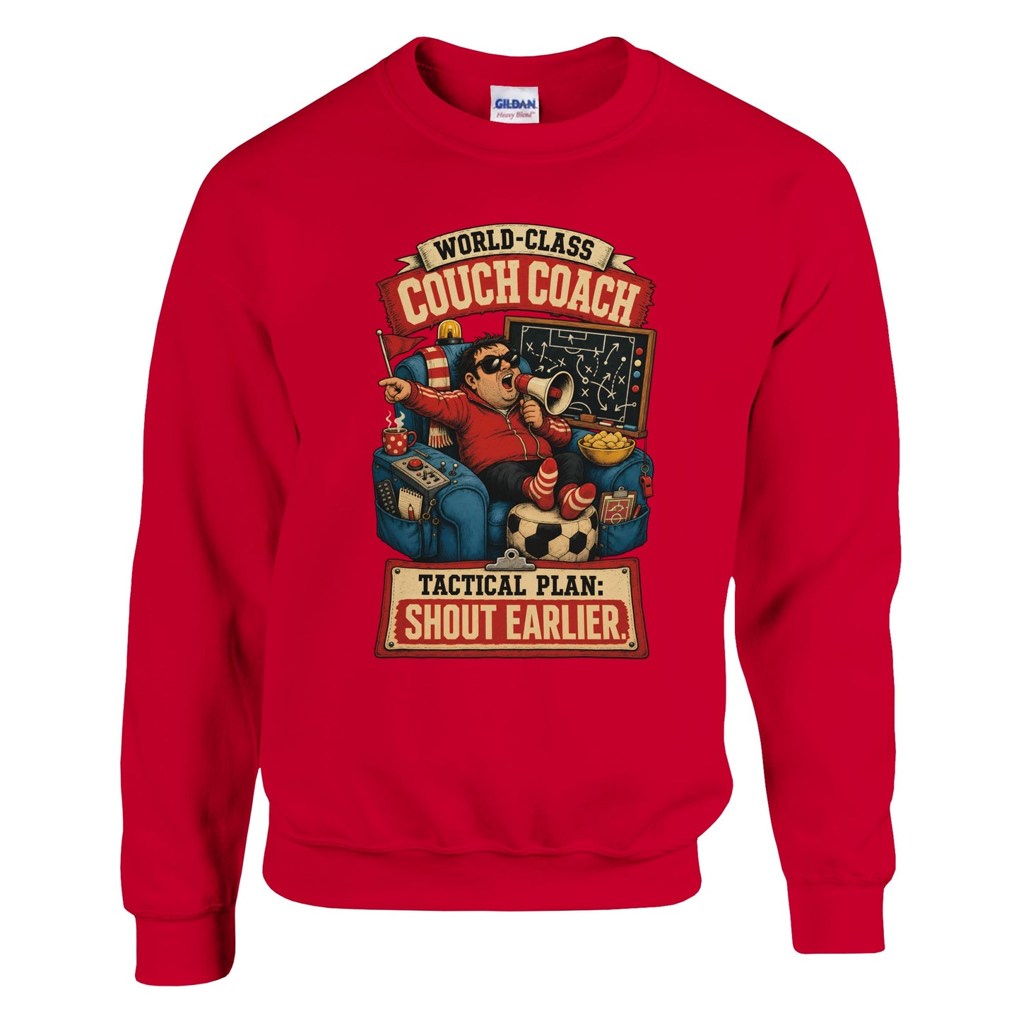 World-Class Couch Coach Sweatshirt — product view 3