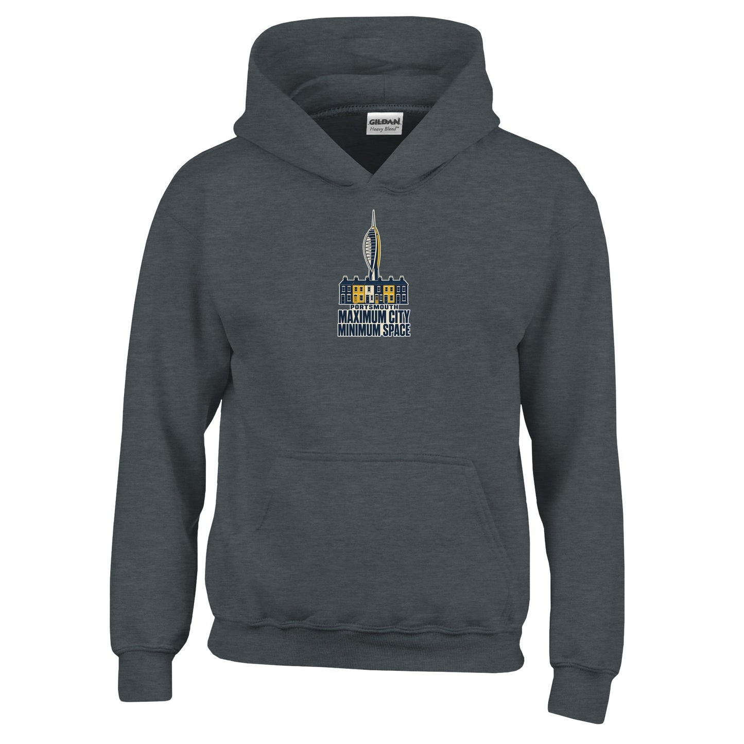 Portsmouth Maximum City Minimum Space Kids' Hoodie — product view 9