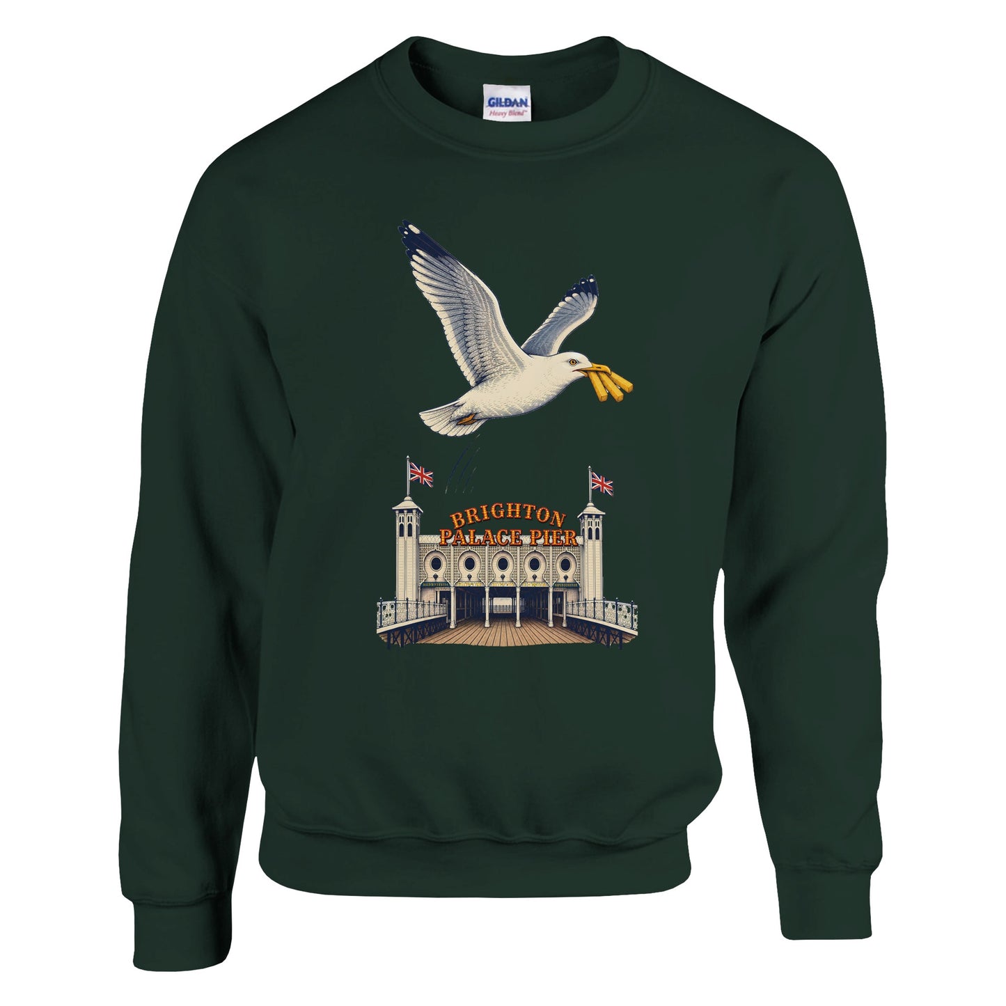 Brighton Palace Pier Chip Heist Sweatshirt — product view 4