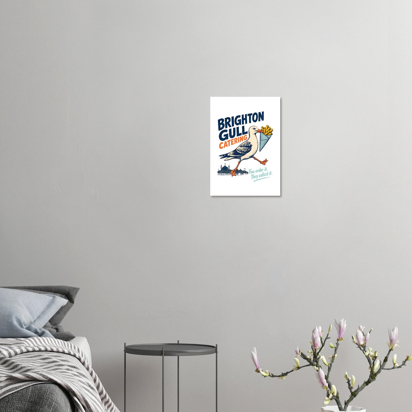 Brighton Gull Catering - You Order It, They Collect It Poster — product view 7