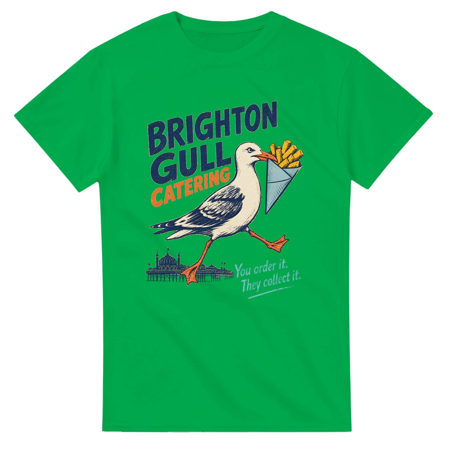 Brighton Gull Catering - You Order It, They Collect It T-shirt — product view 11