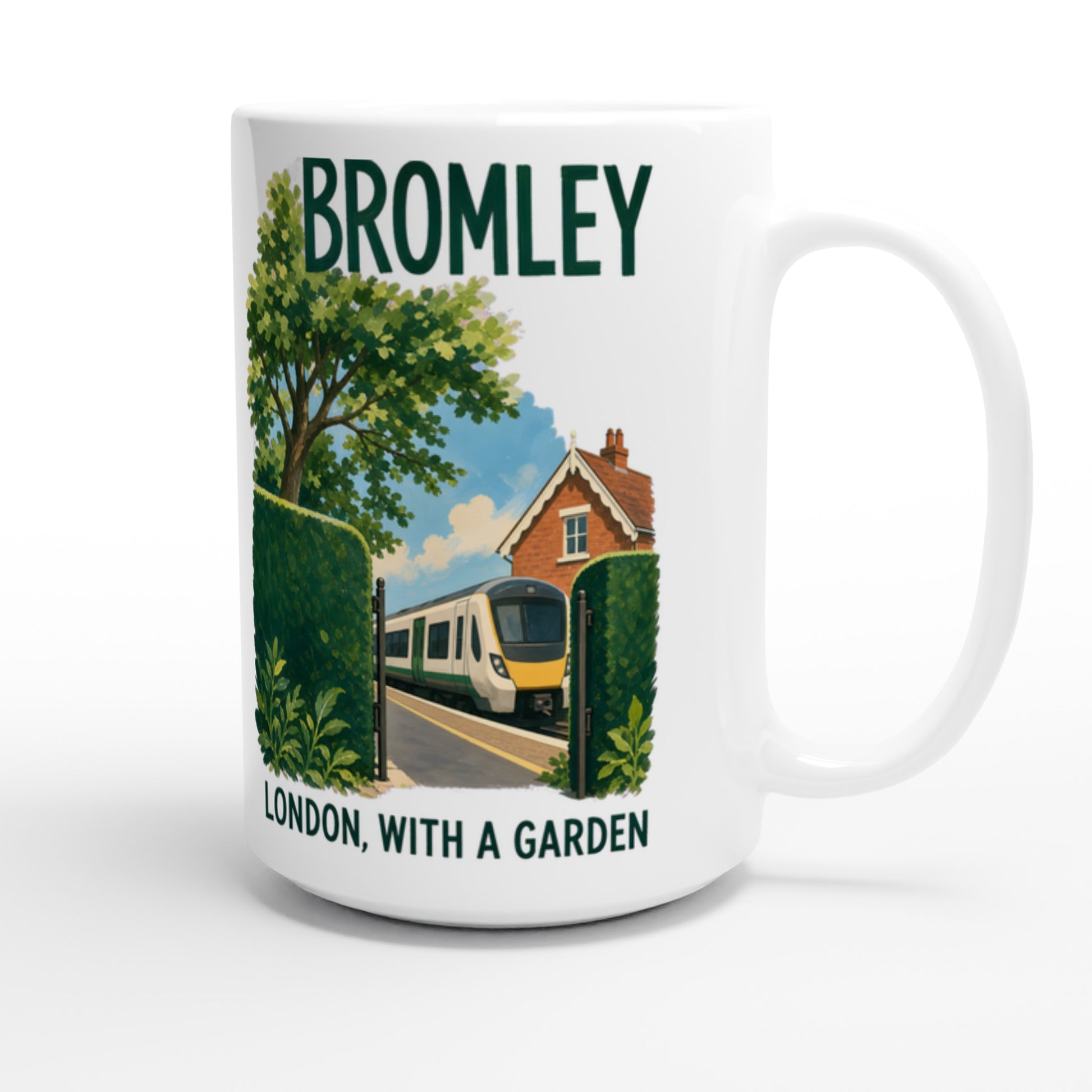 Bromley: London with a Garden Large Mug — product view 3