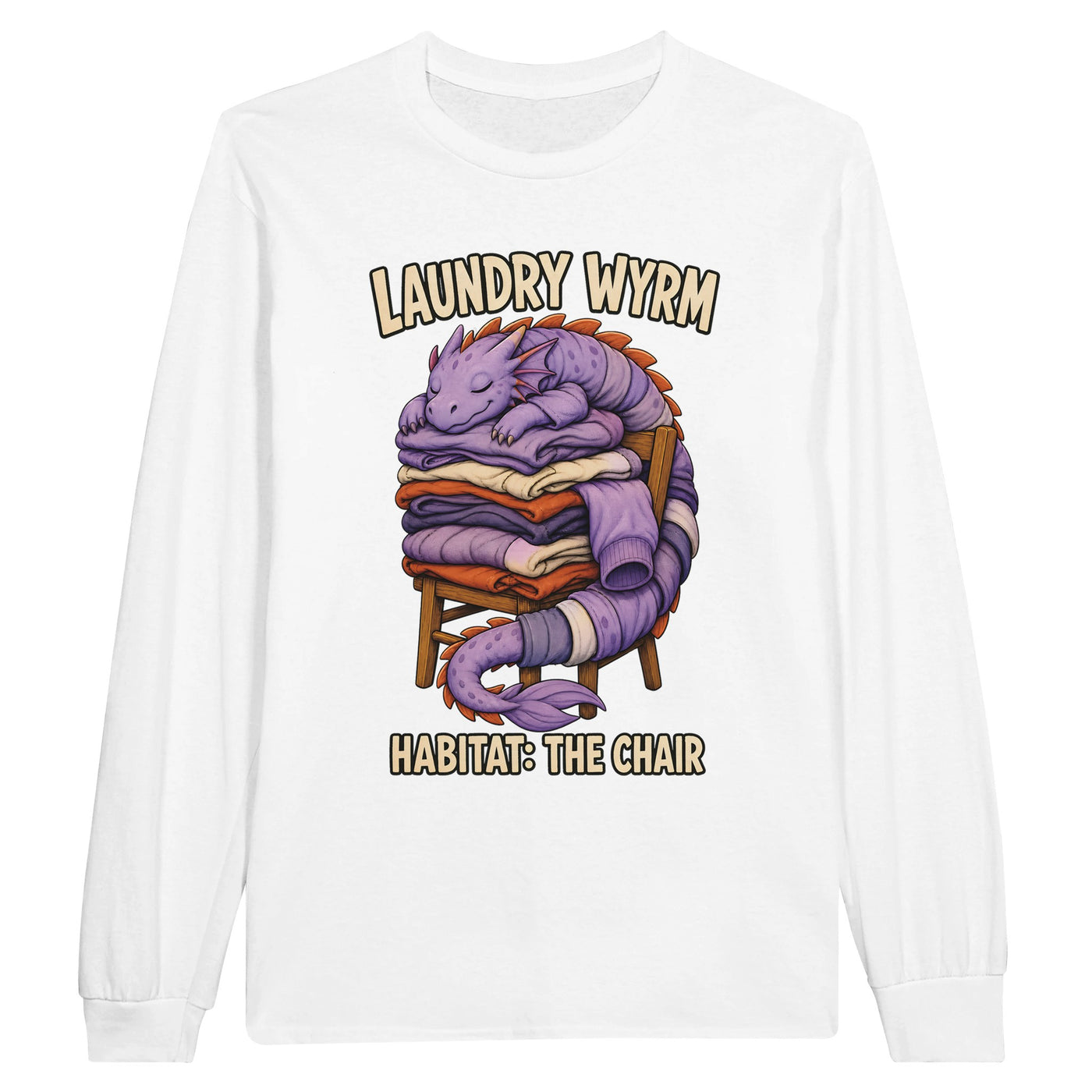 Laundry Wyrm – Habitat: The Chair Long-Sleeve T-shirt