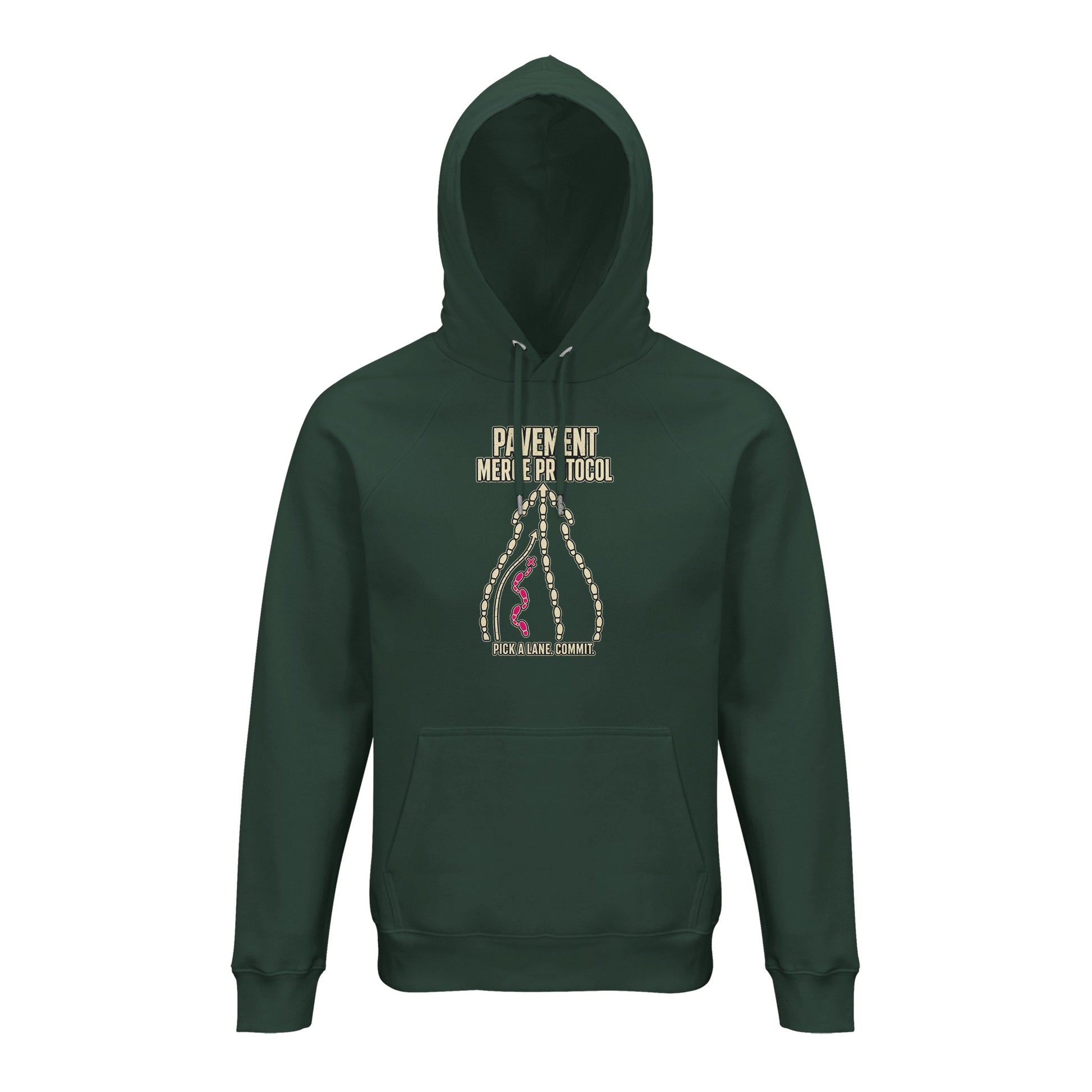 Pavement Merge Protocol — Pick a Lane Hoodie — product view 11
