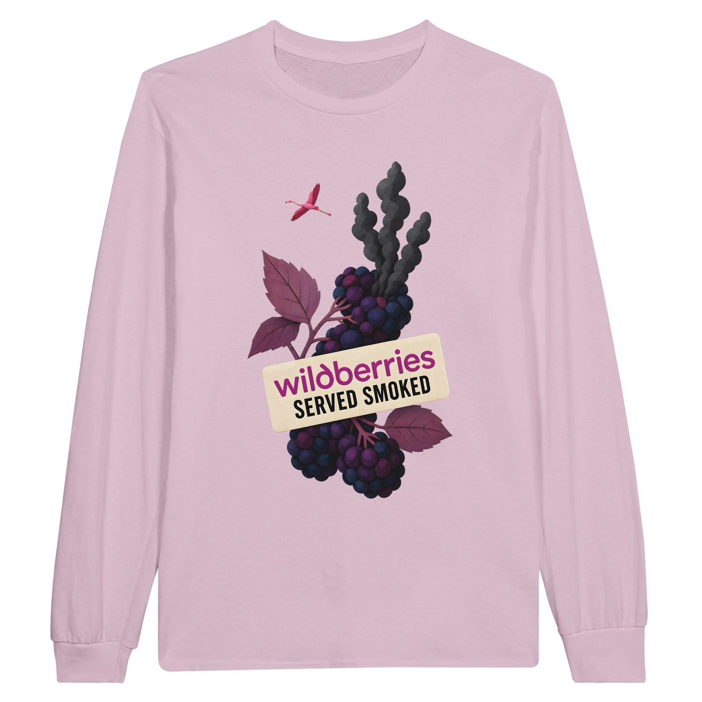 Wildberries, Served Smoked Long-Sleeve T-shirt — product view 6