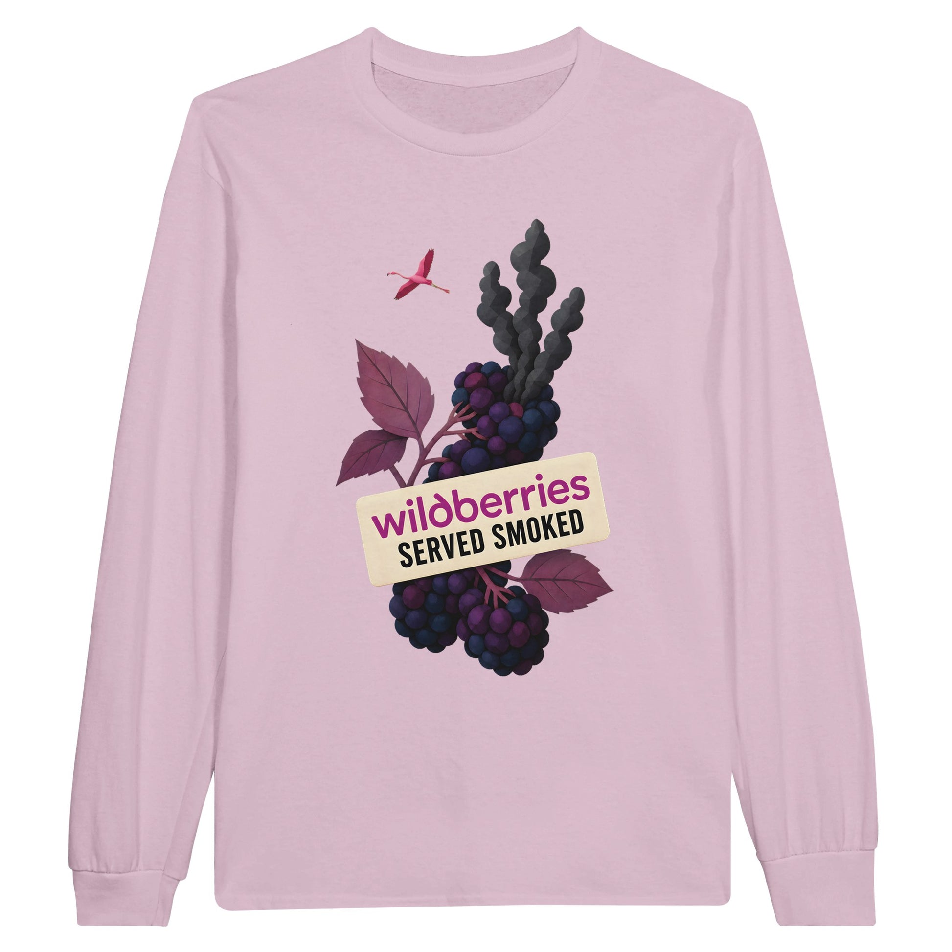 Wildberries, Served Smoked Long-Sleeve T-shirt — product view 6