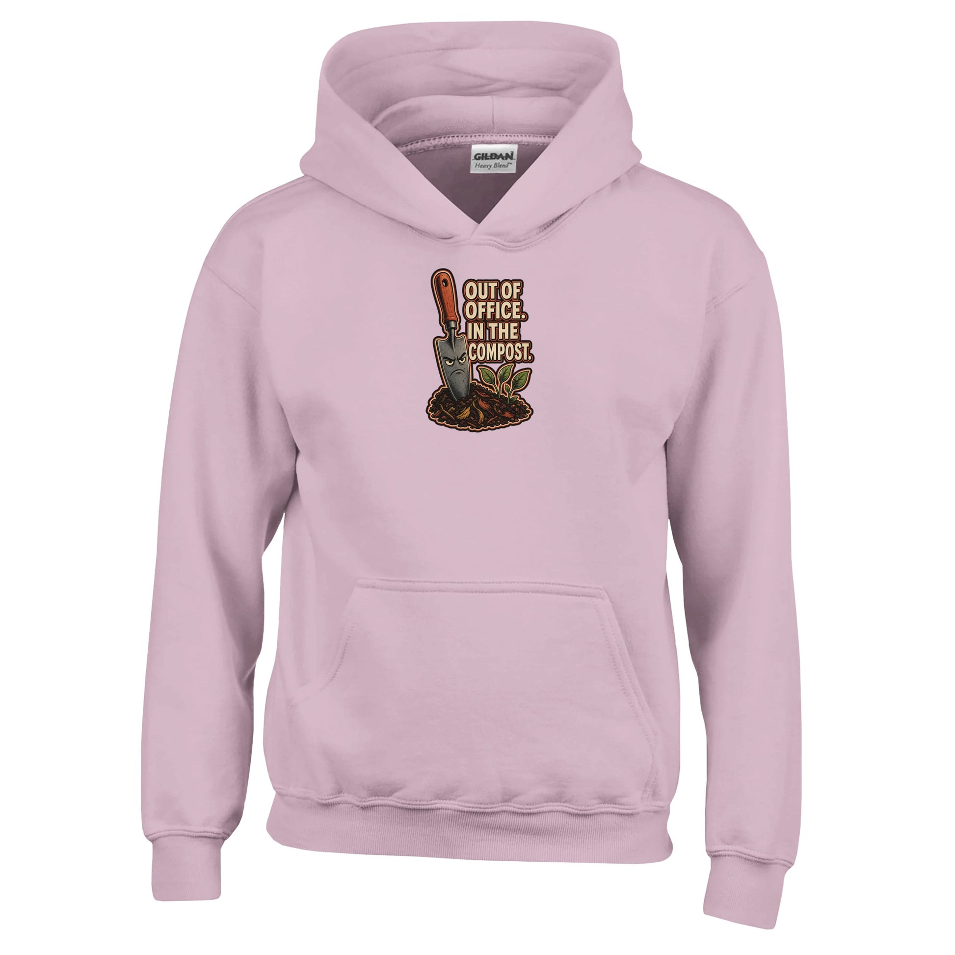Out of Office, In the Compost Kids' Hoodie — product view 5