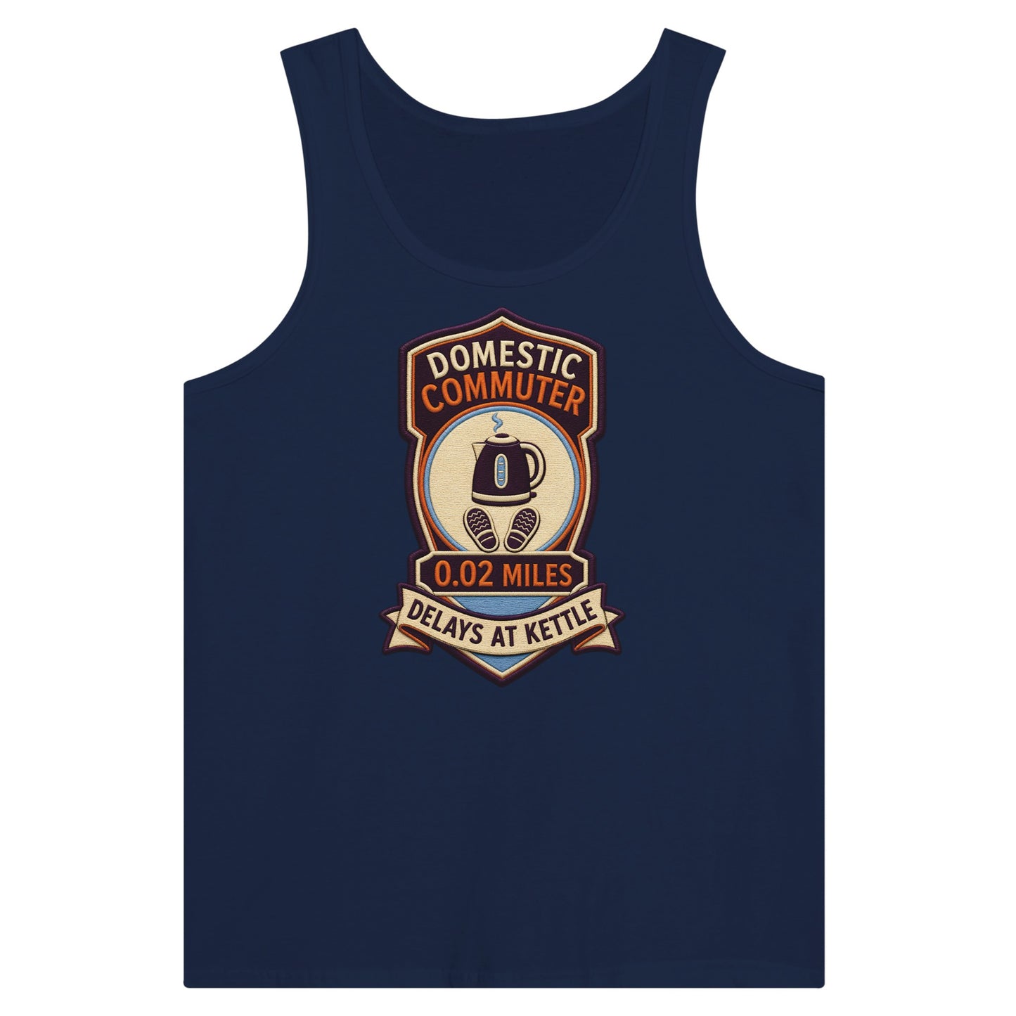 Domestic Commuter Premium Unisex Tank Top — product view 9