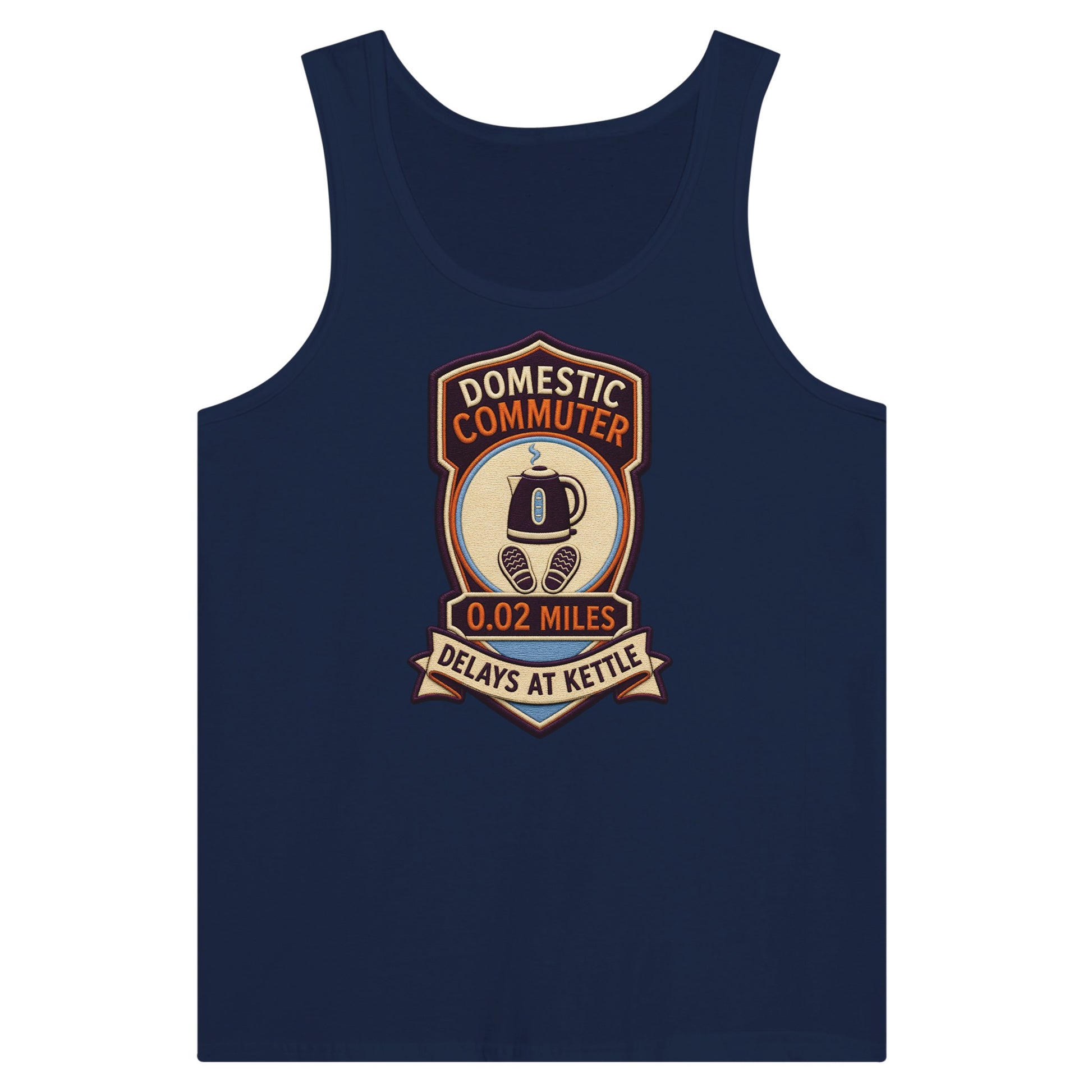 Domestic Commuter Premium Unisex Tank Top — product view 9