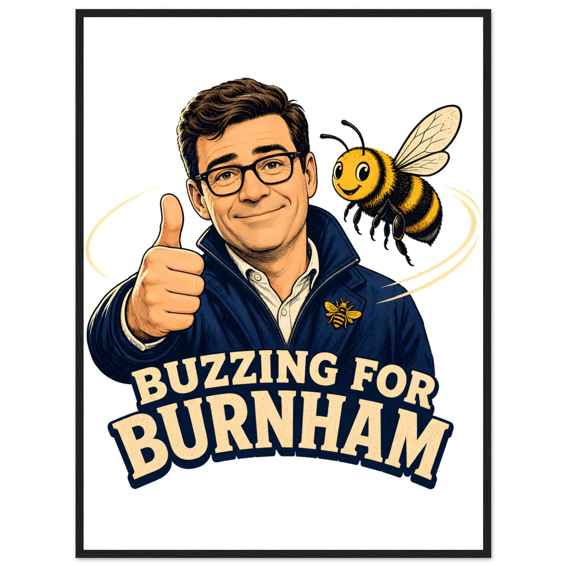 Buzzing for Burnham Framed Wall Art — product view 8