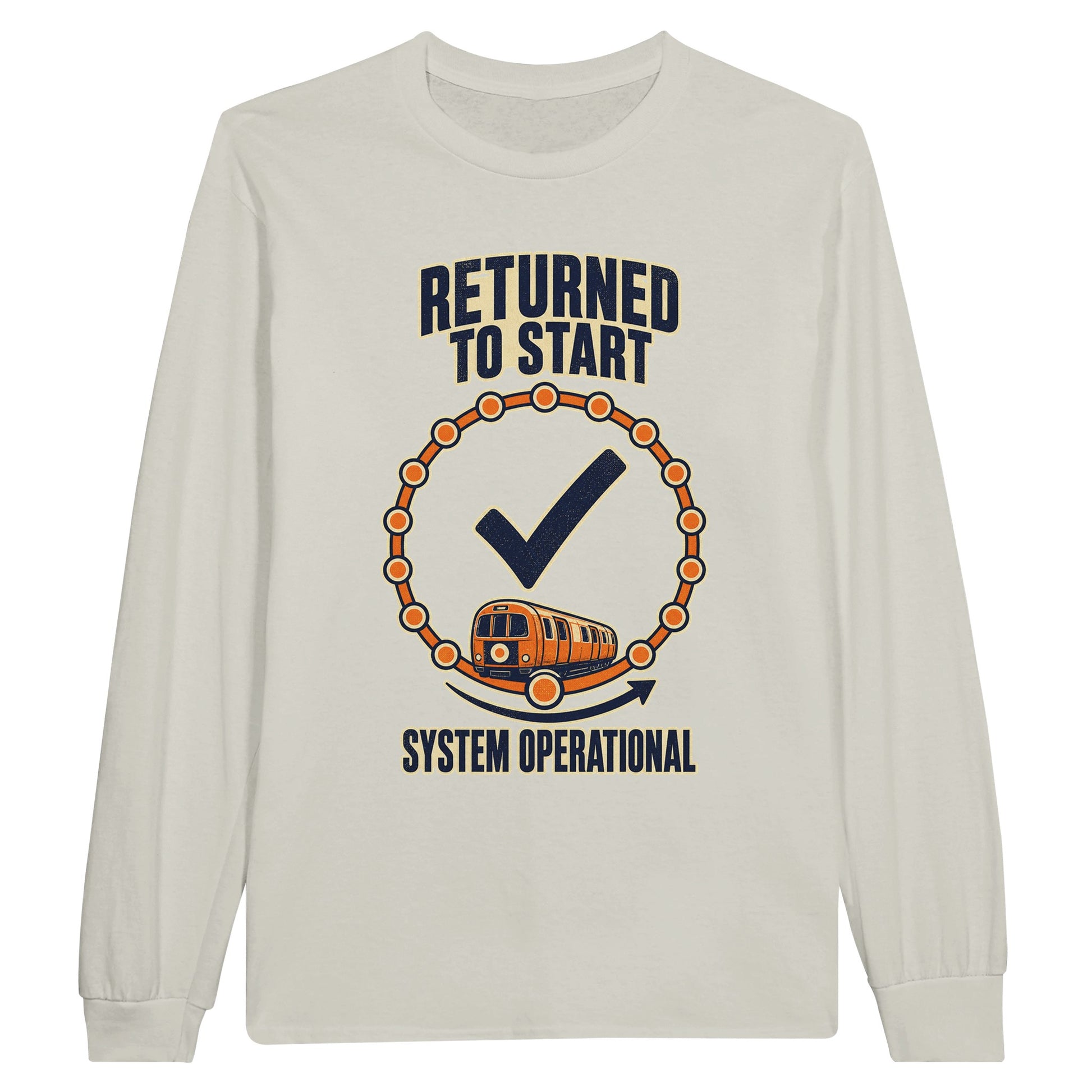 Glasgow Subway: System Operational Long-Sleeve T-shirt — product view 14