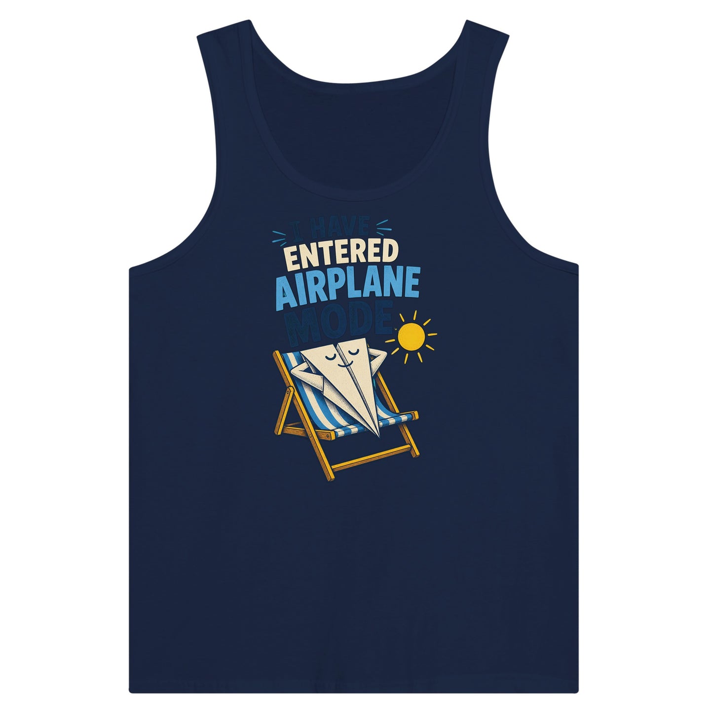 I Have Entered Airplane Mode Graphic Premium Unisex Tank Top — product view 9