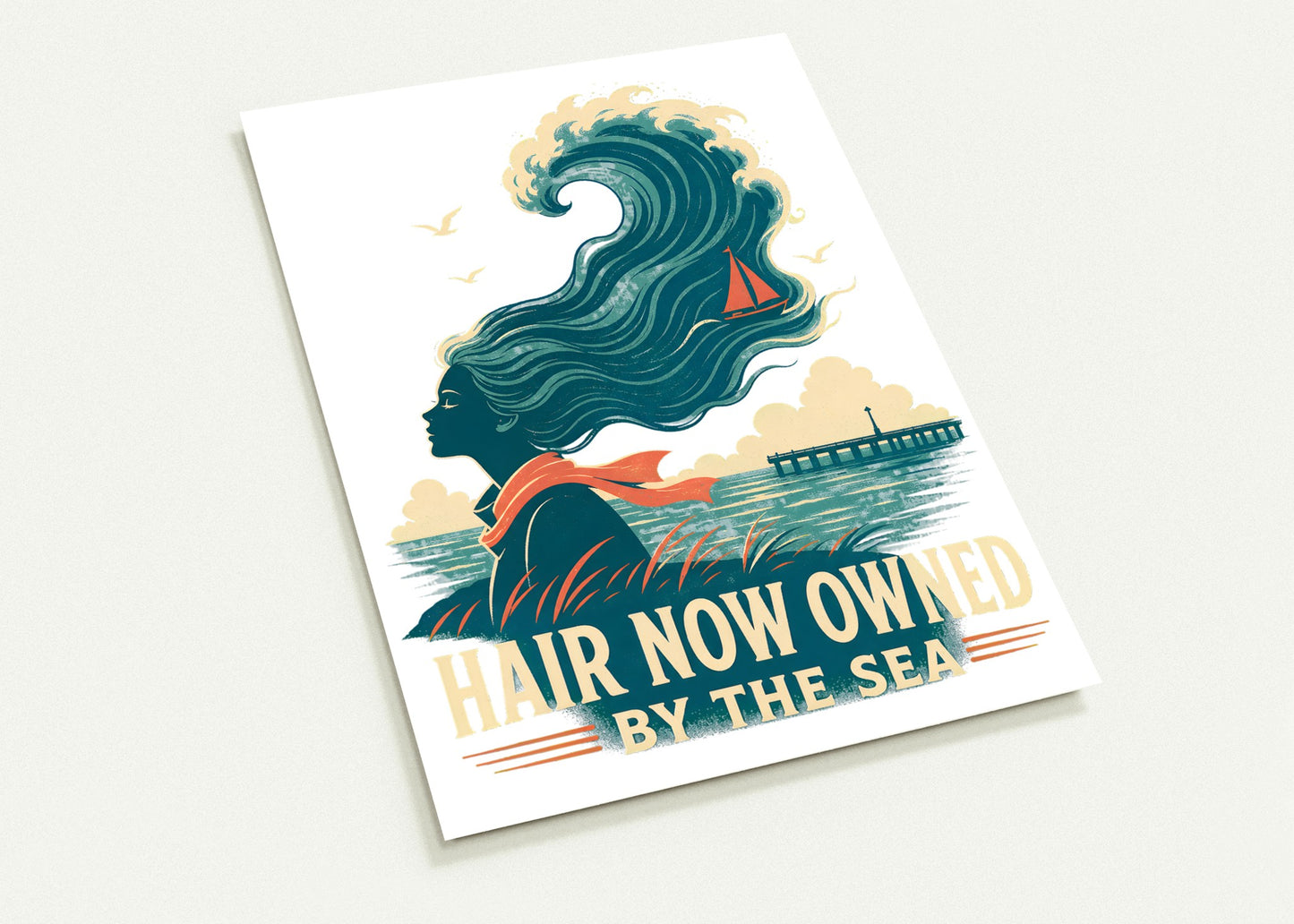 Hair Now Owned by the Sea Postcard Pack — product view 2