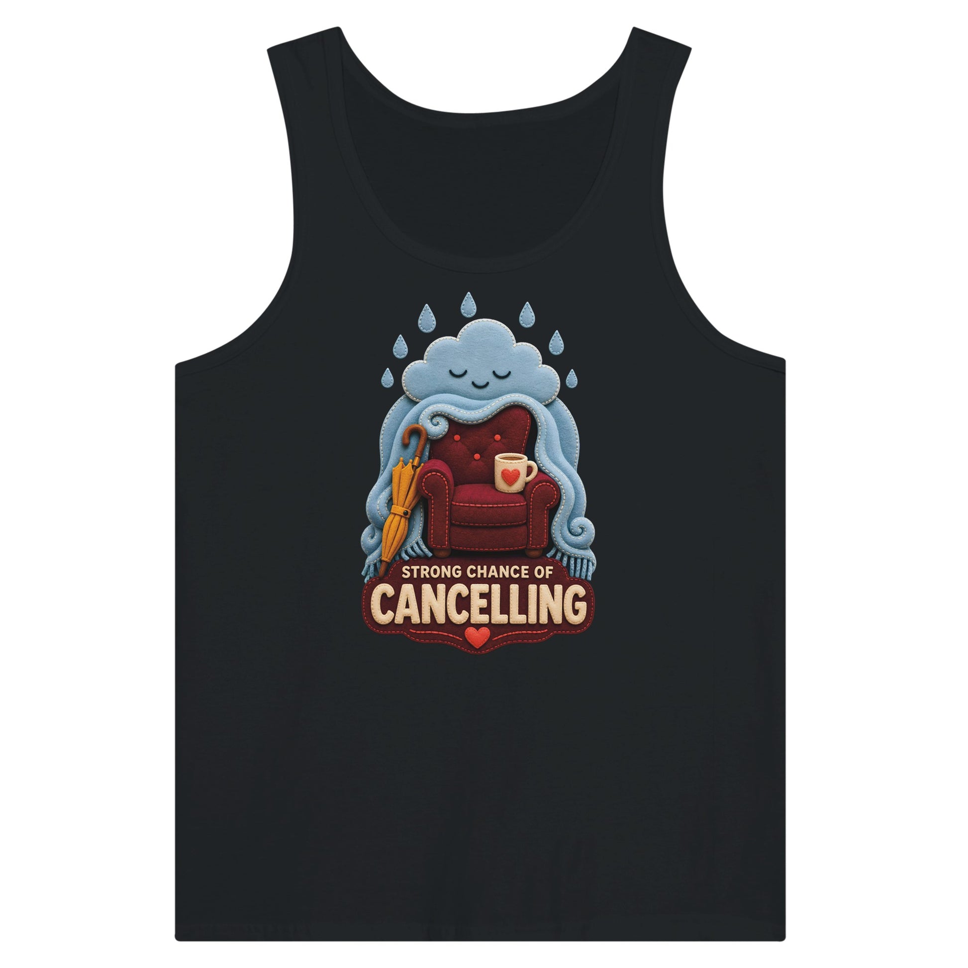 Strong Chance of Cancelling Premium Unisex Tank Top — product view 8