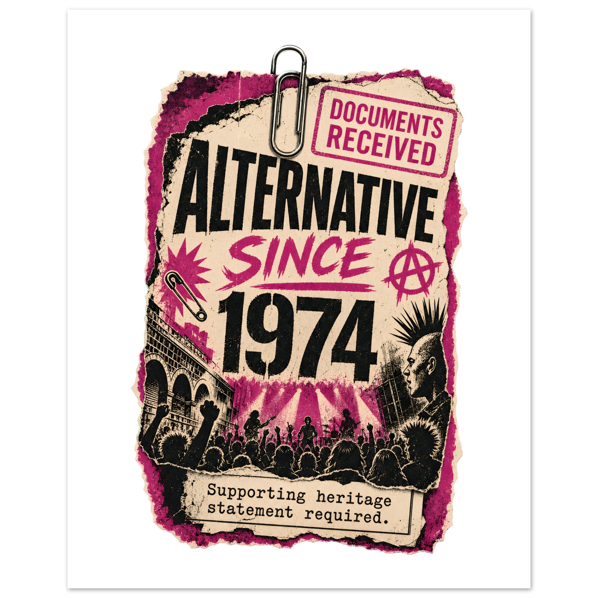 Camden Alternative Since 1974 — Illustrated Poster — product view 3