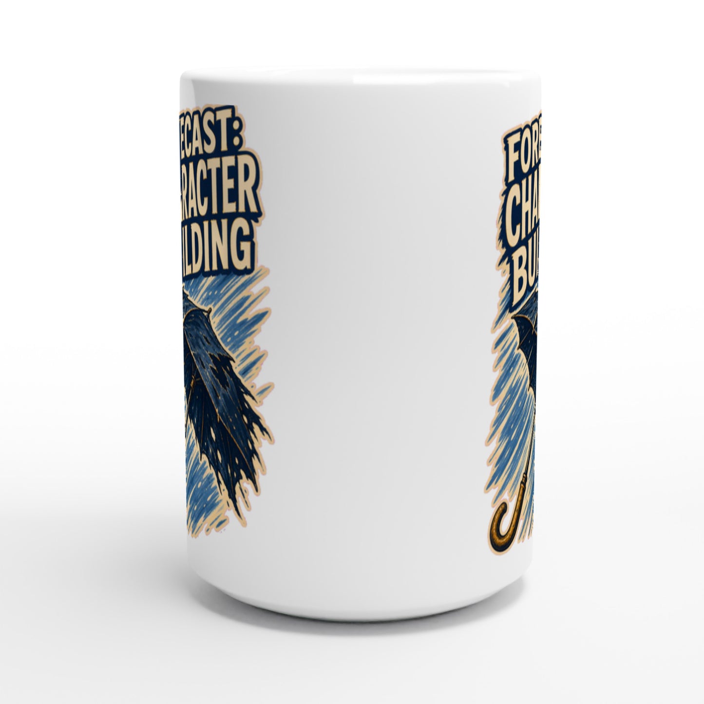 Forecast: Character Building – British Weather Large Mug — product view 3