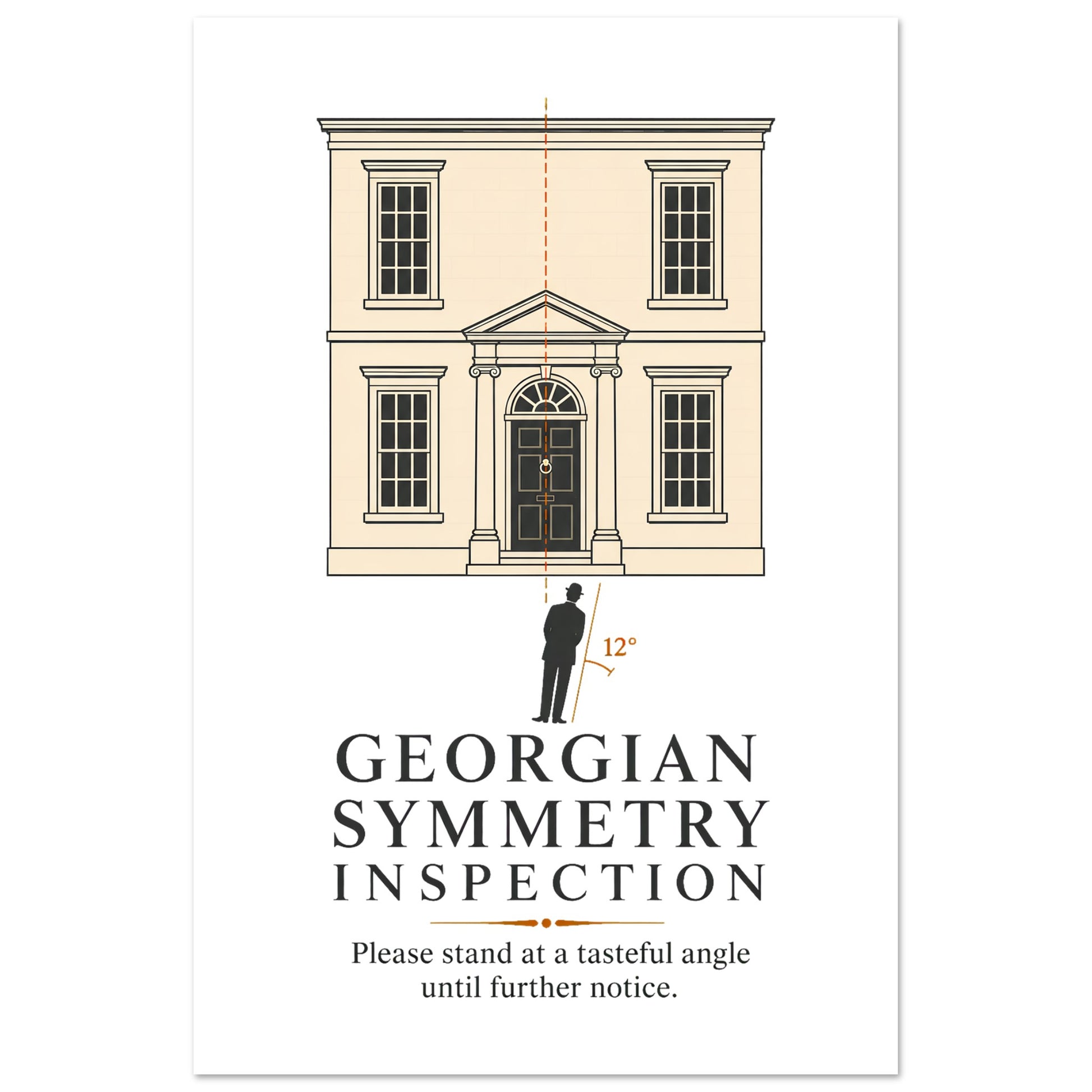 Georgian Symmetry Inspection — Bath Poster — product view 6