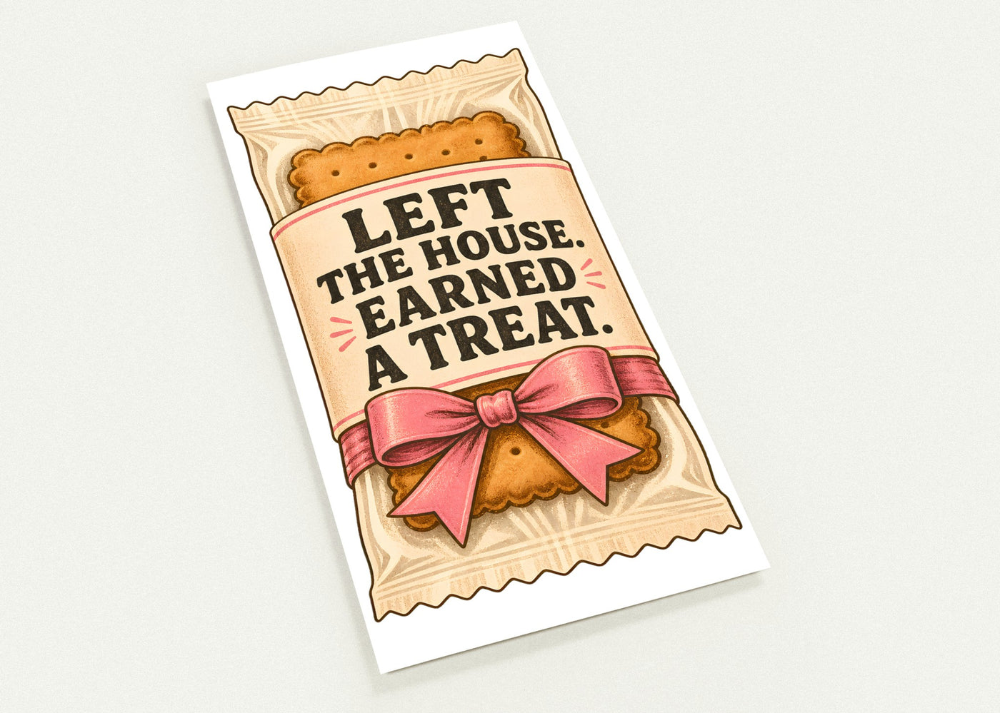 Left the House, Earned a Treat Postcard Pack