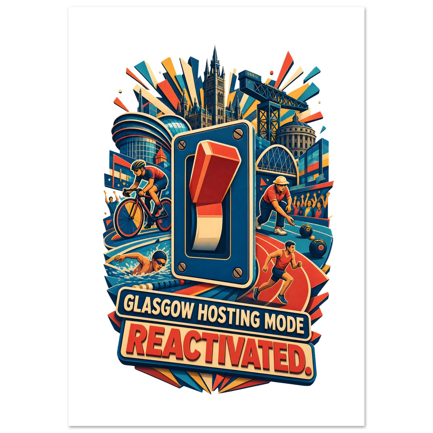 Glasgow Hosting Mode — Reactivated Poster — product view 2