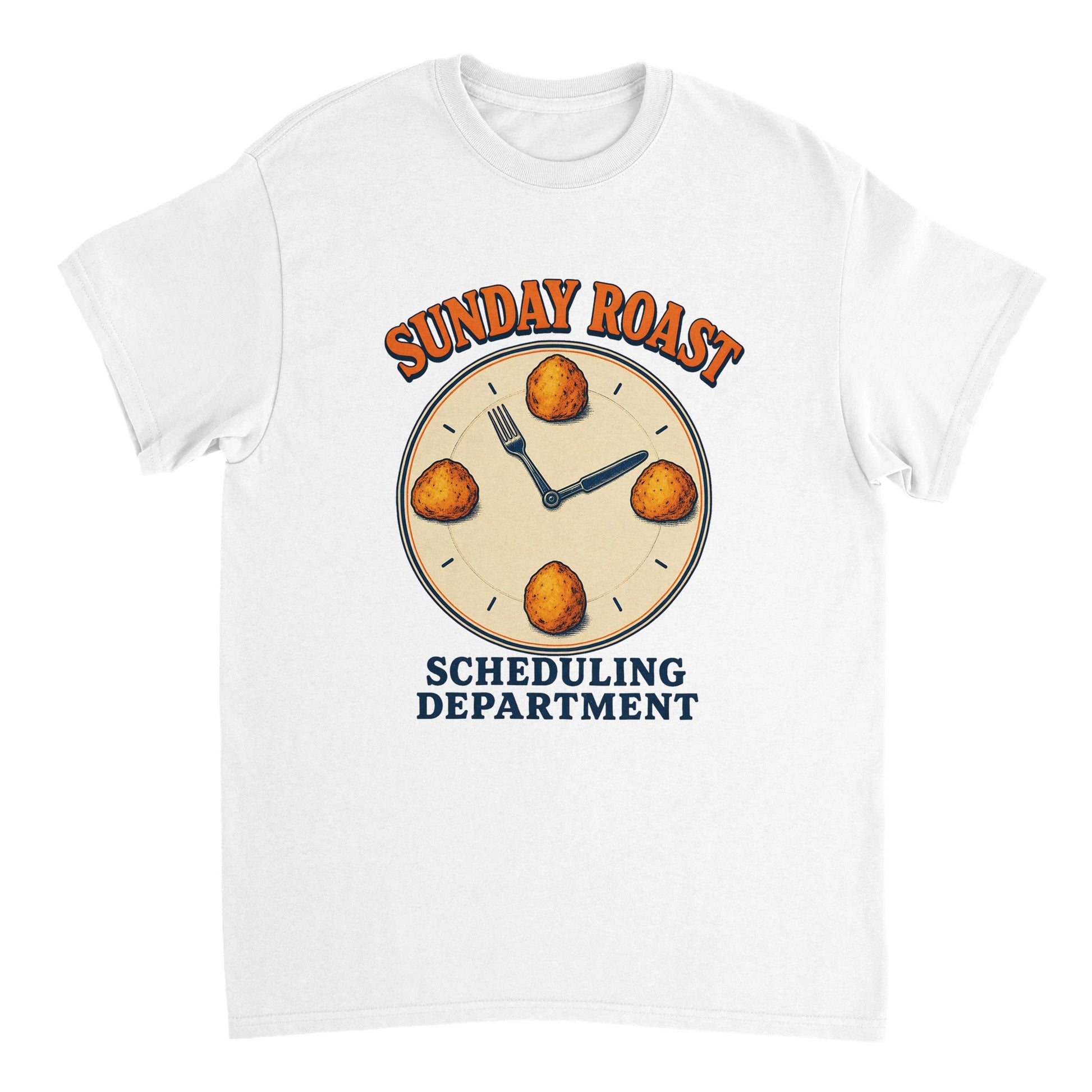 Sunday Roast Scheduling Department T-shirt — product view 17
