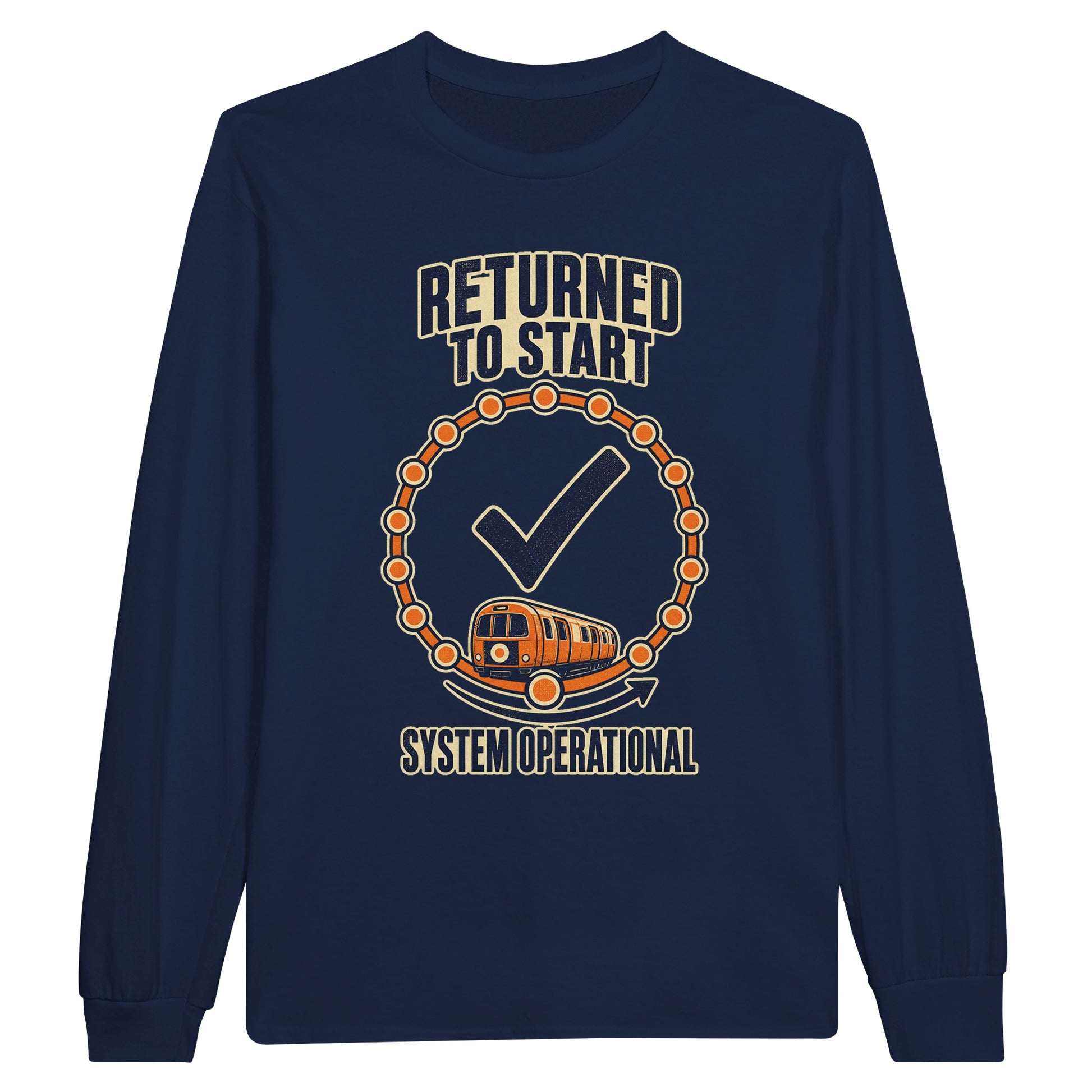 Glasgow Subway: System Operational Long-Sleeve T-shirt — product view 11