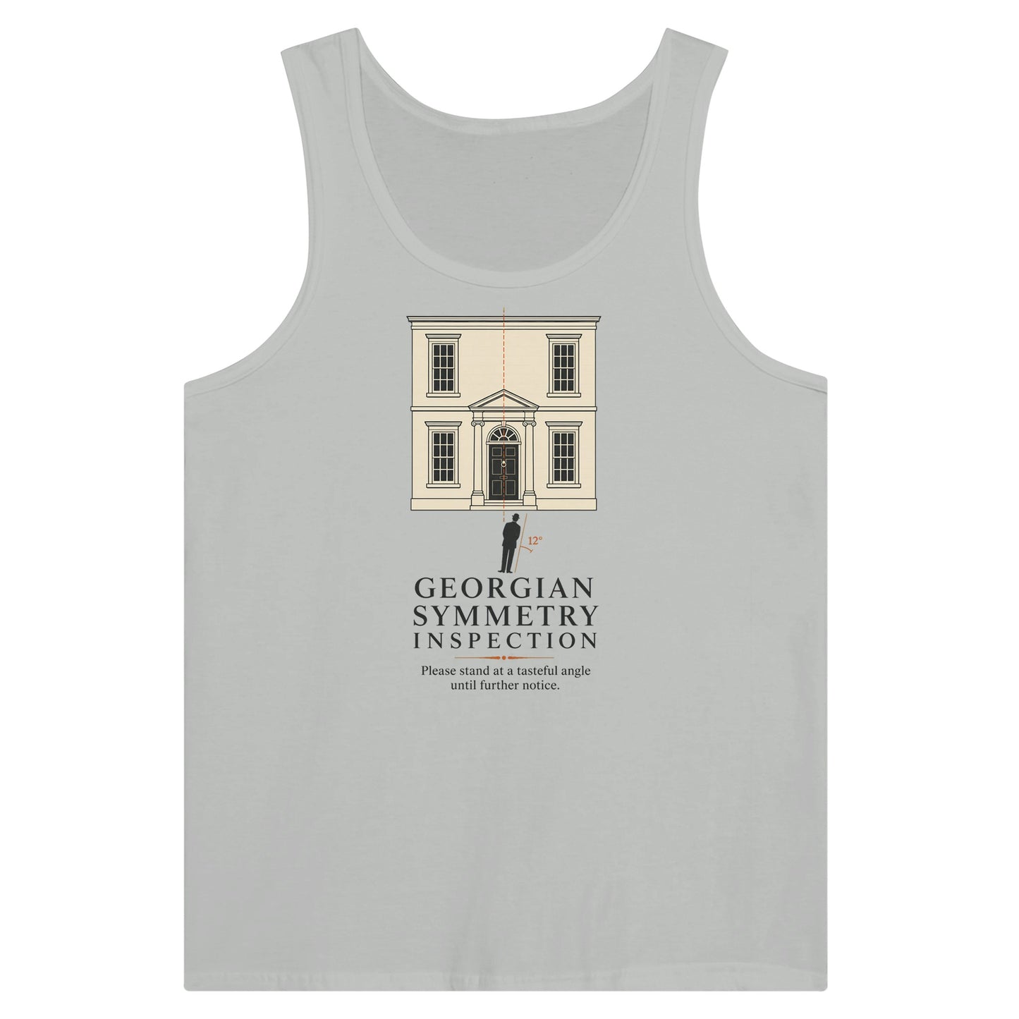 Georgian Symmetry Inspection — Bath Premium Unisex Tank Top — product view 5