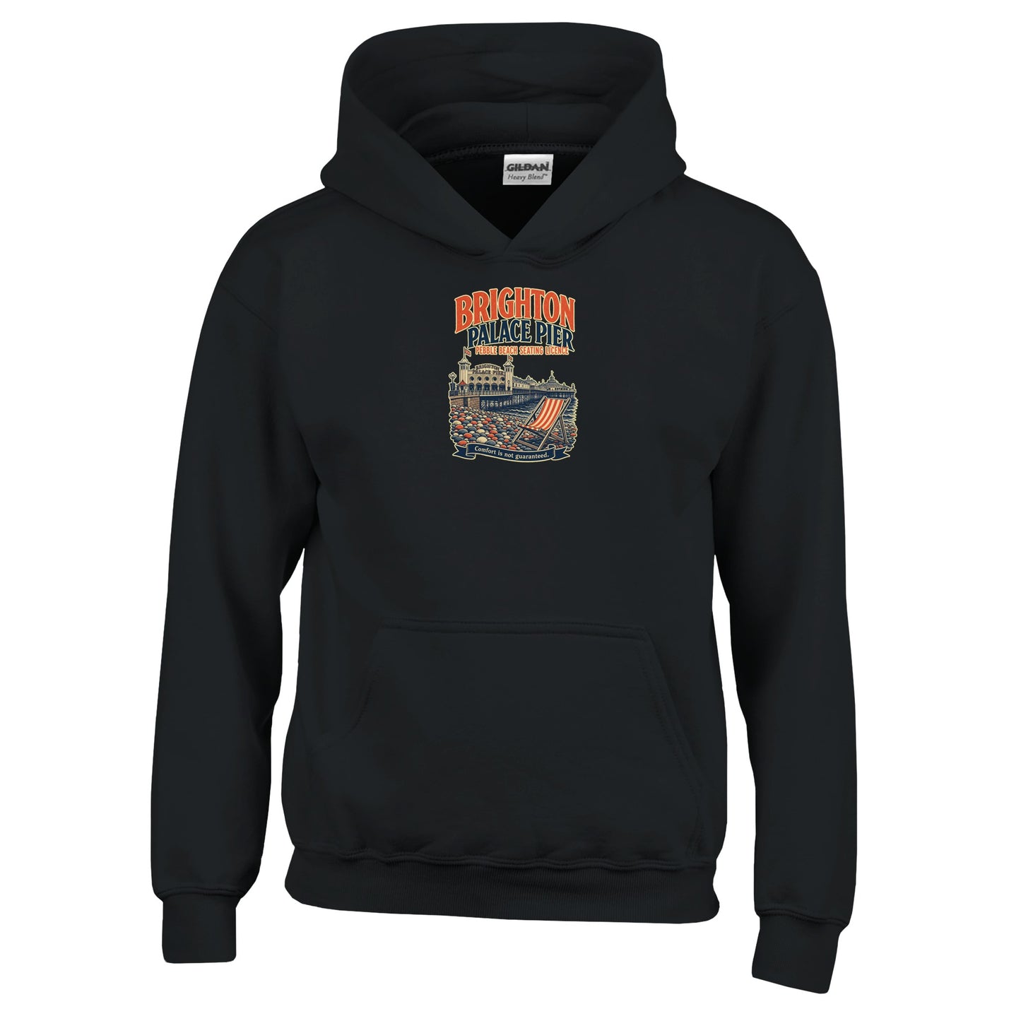 Brighton Pebble Beach Seating Licence Kids' Hoodie — product view 3