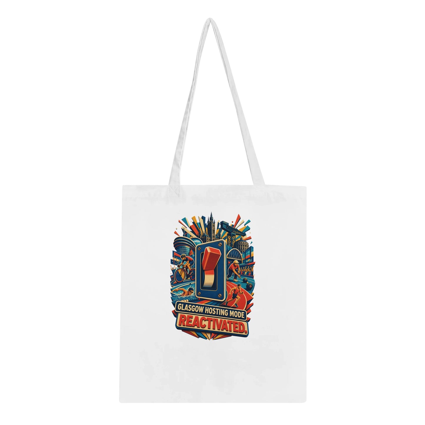 Glasgow Hosting Mode — Reactivated Tote Bag — product view 5