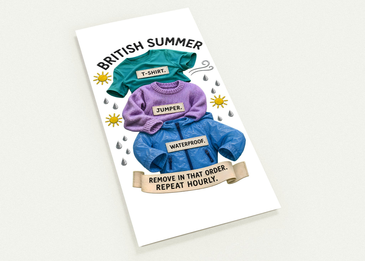 British Summer: Repeat Layers Hourly Postcard Pack — product view 1