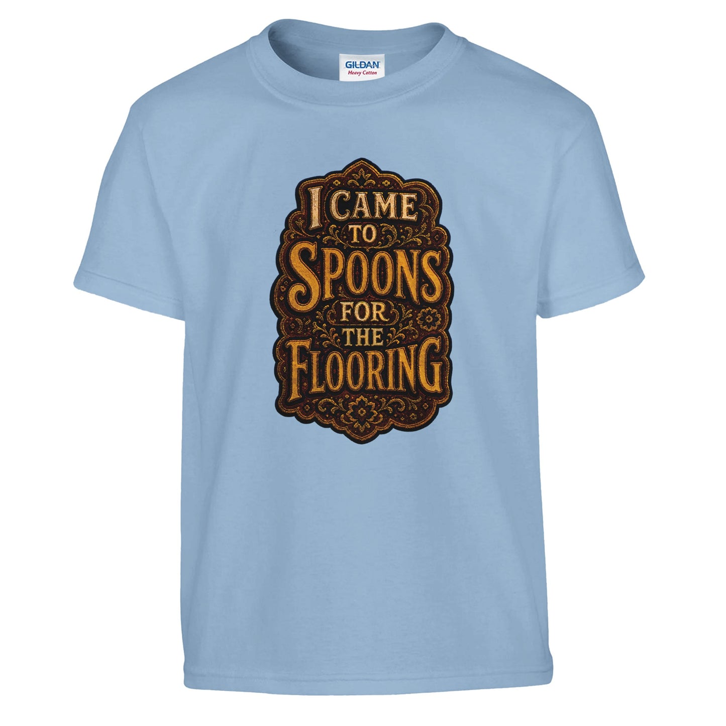 I Came to Spoons for the Flooring Kids' T-shirt — product view 3
