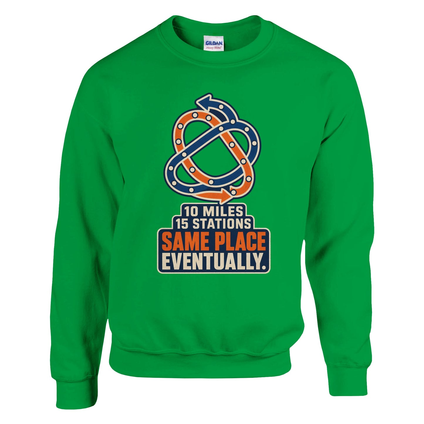 Glasgow Same Place Eventually Sweatshirt — product view 12