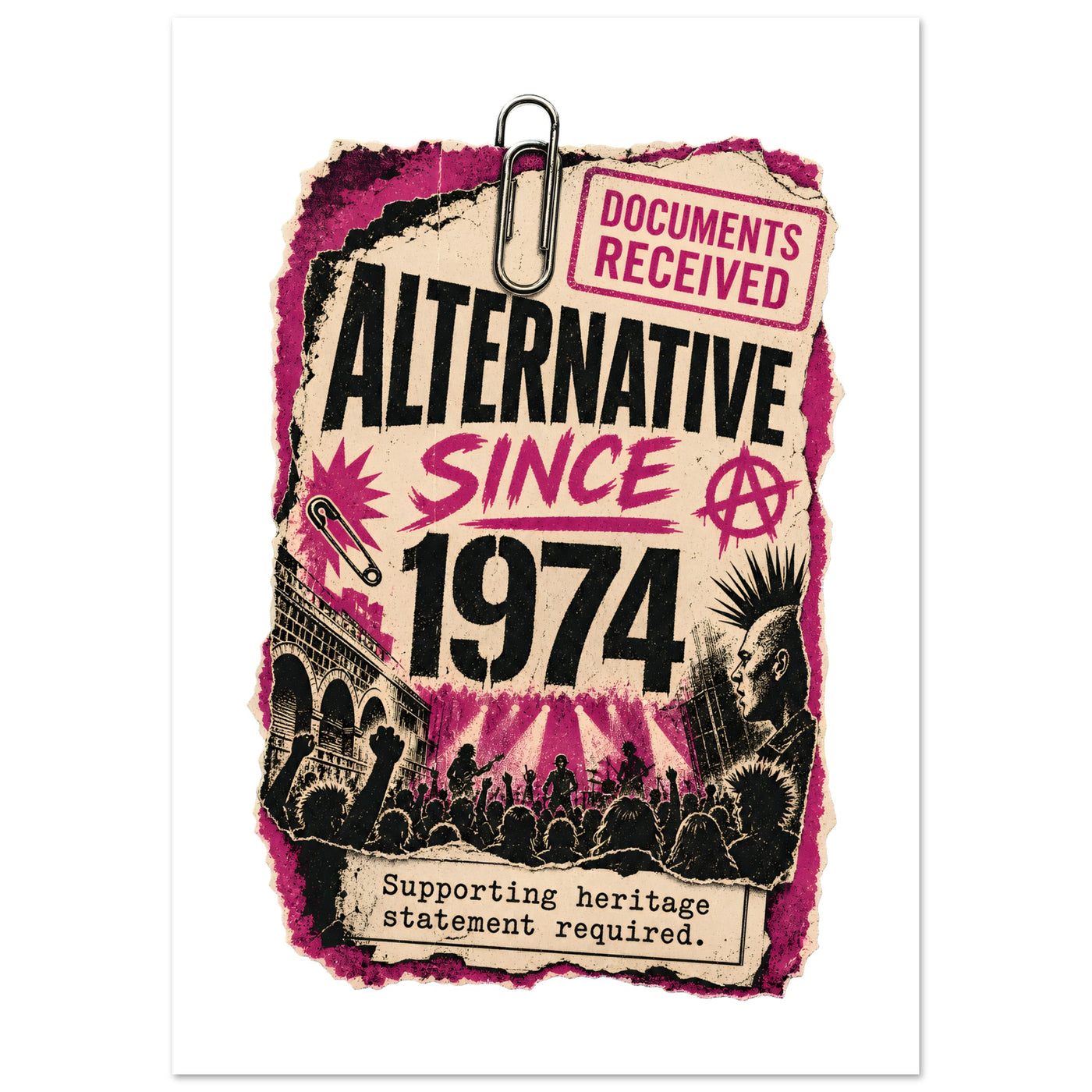 Camden Alternative Since 1974 — Illustrated Poster