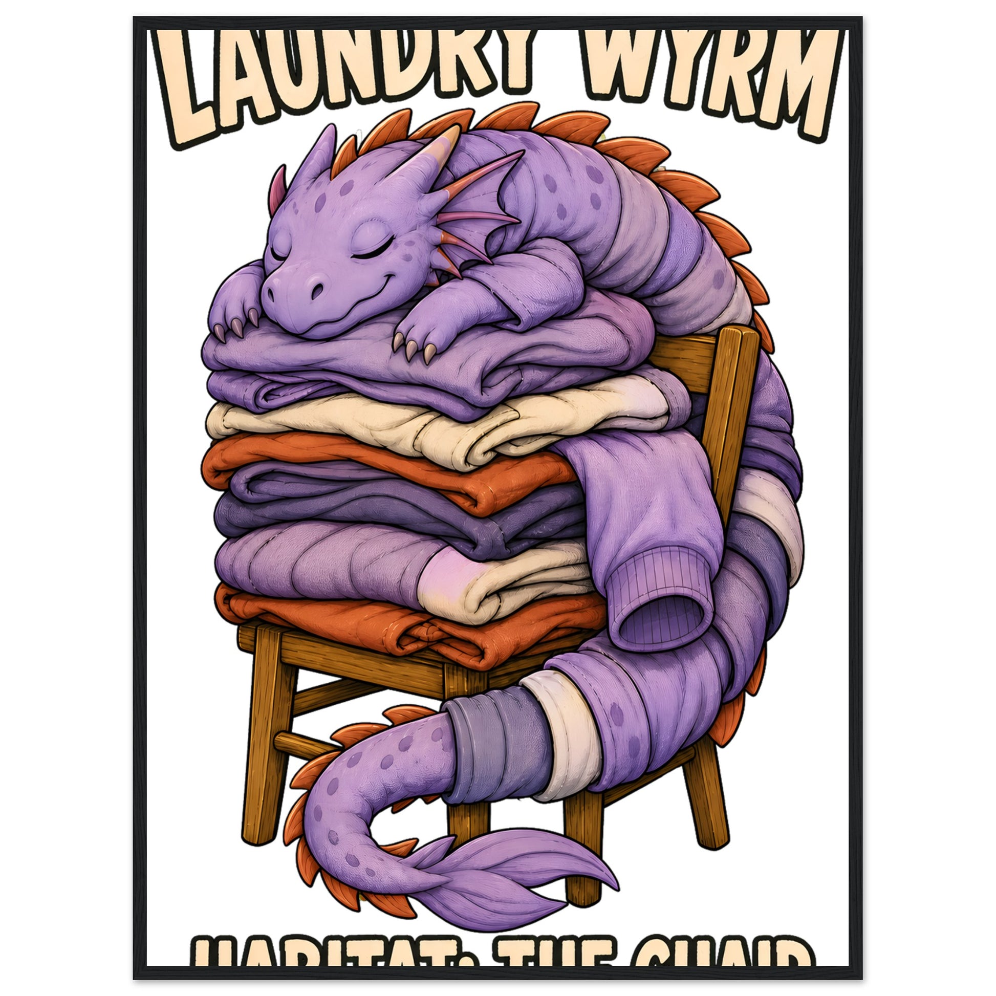 Laundry Wyrm – Habitat: The Chair Framed Wall Art — product view 8