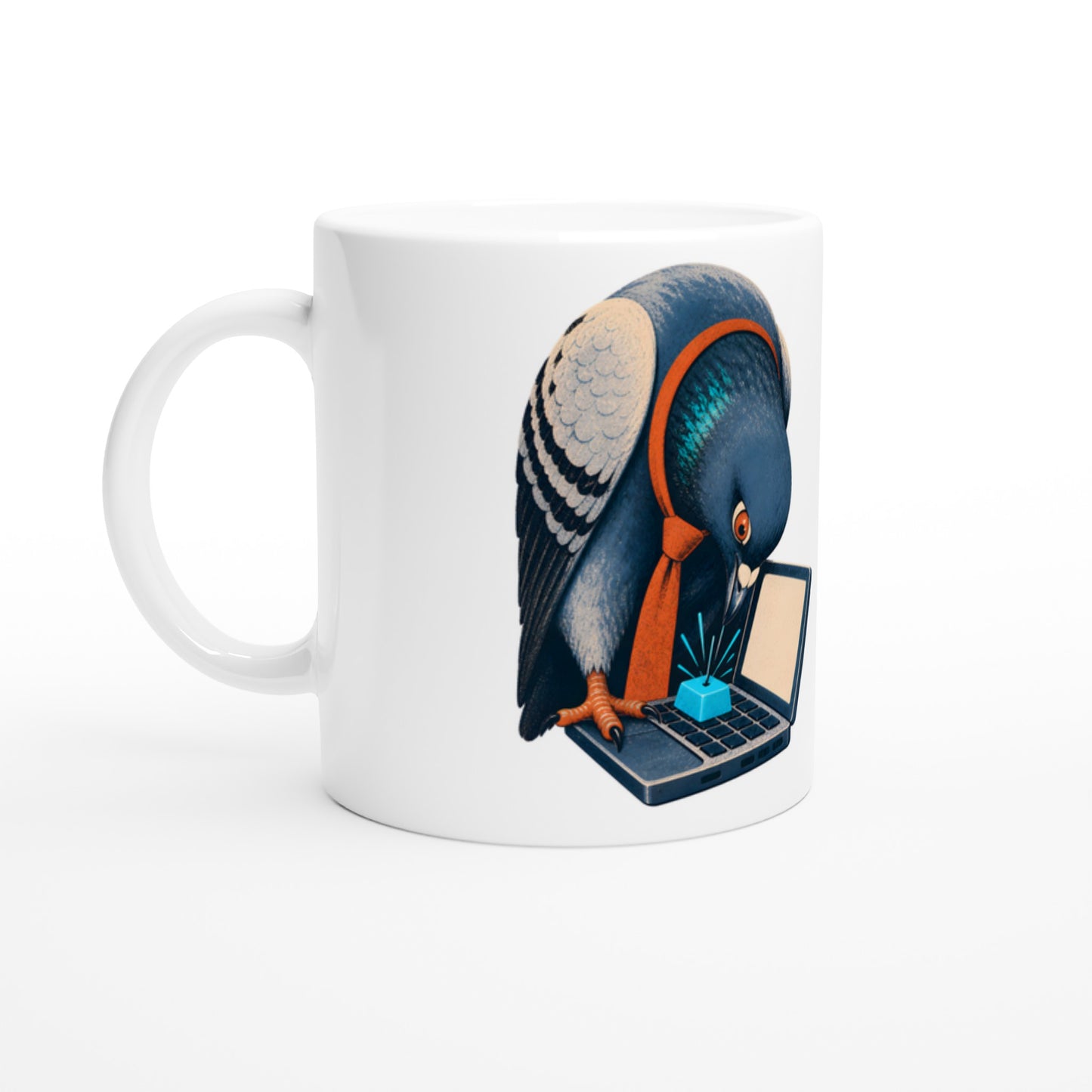 Pigeon Hits Send Mug — product view 1