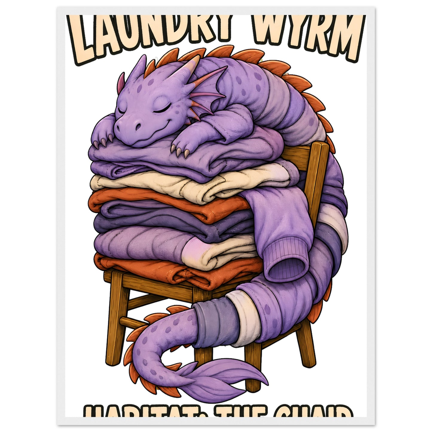 Laundry Wyrm – Habitat: The Chair Framed Wall Art — product view 2