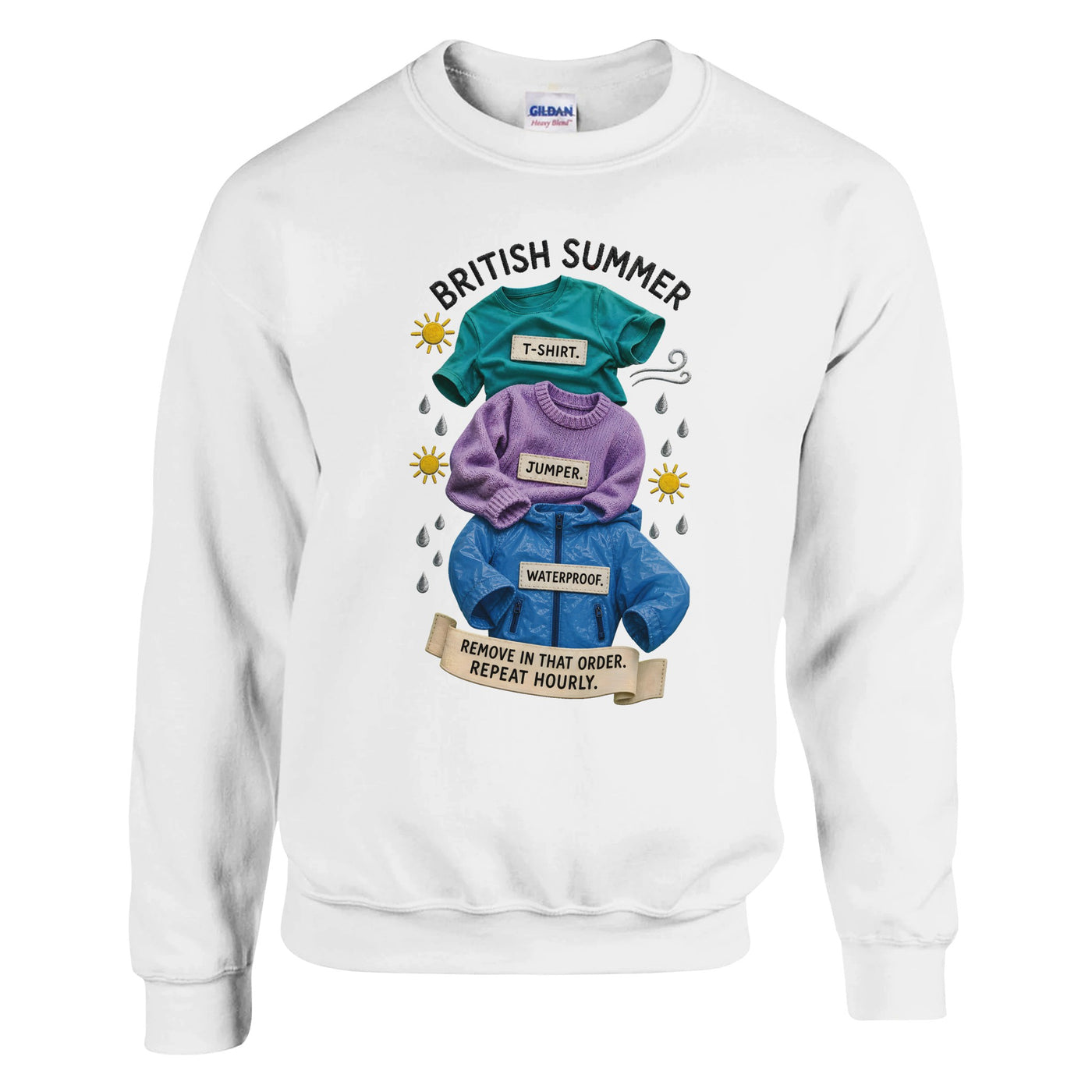 British Summer: Repeat Layers Hourly Sweatshirt product preview