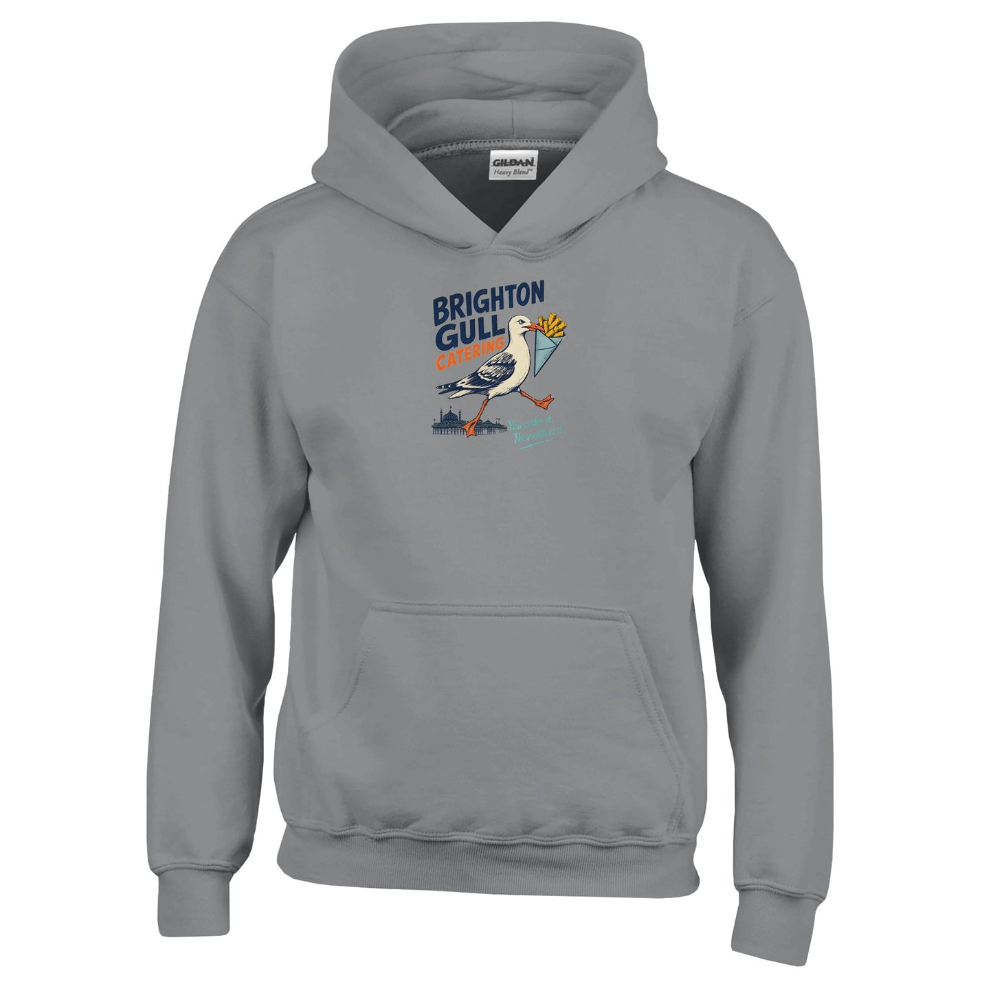 Brighton Gull Catering - You Order It, They Collect It Kids' Hoodie — product view 13
